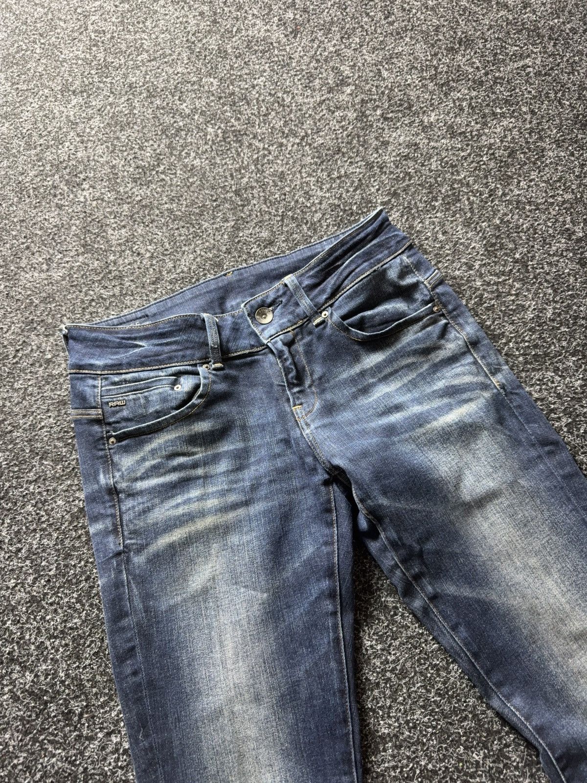 G-Star Y2K G-Star RAW Midge Cody Mid Skinny Jeans Distressed Wash Size 28" / US 6 / IT 42 - 6 Thumbnail