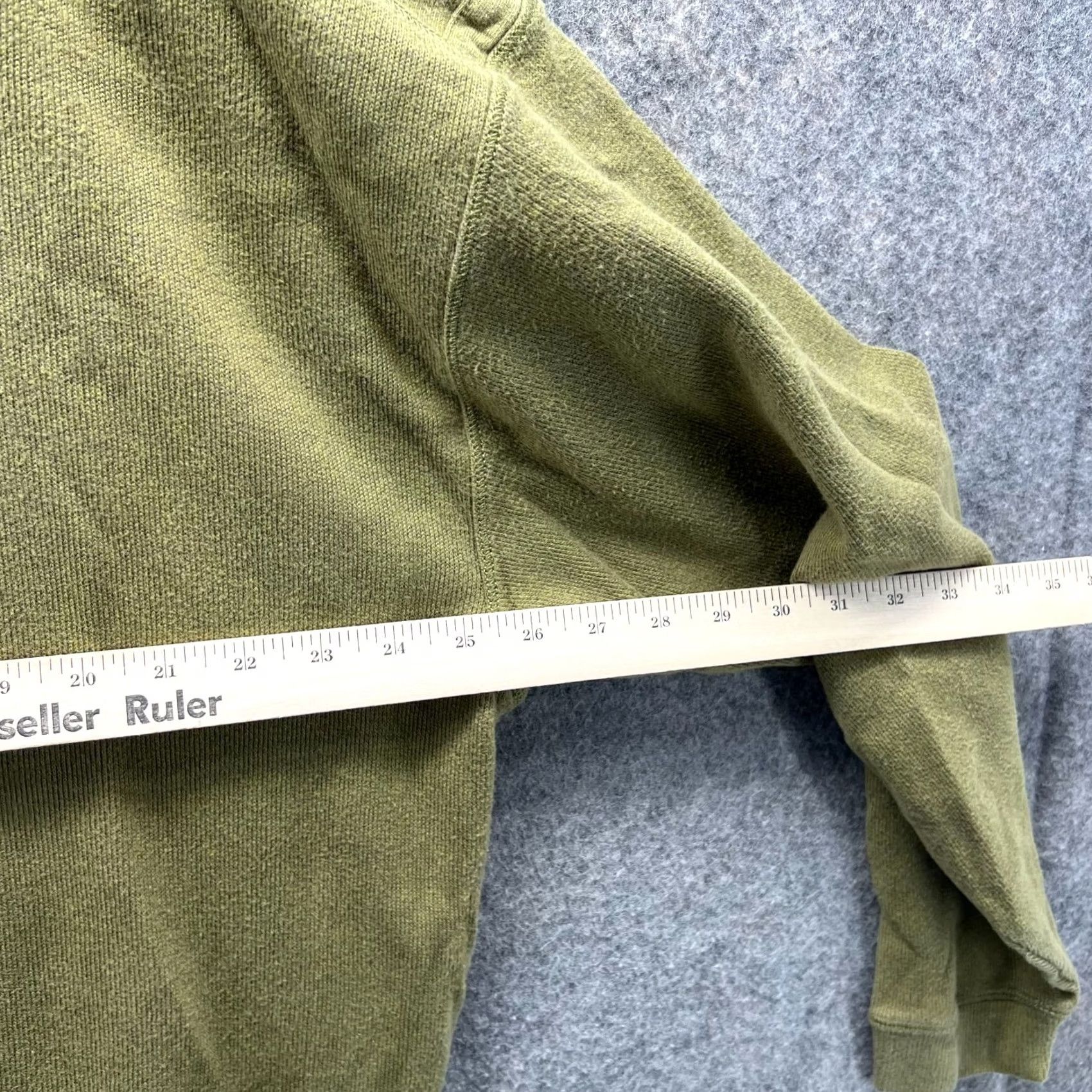 Tommy Bahama VINTAGE Tommy Bahama Sweater Mens Large Green Olive Mock Neck Pullover Fleece Long Sleeve Quarter Zip Knit Stable All Seasons Cooking? Size US L / EU 52-54 / 3 - 7 Thumbnail