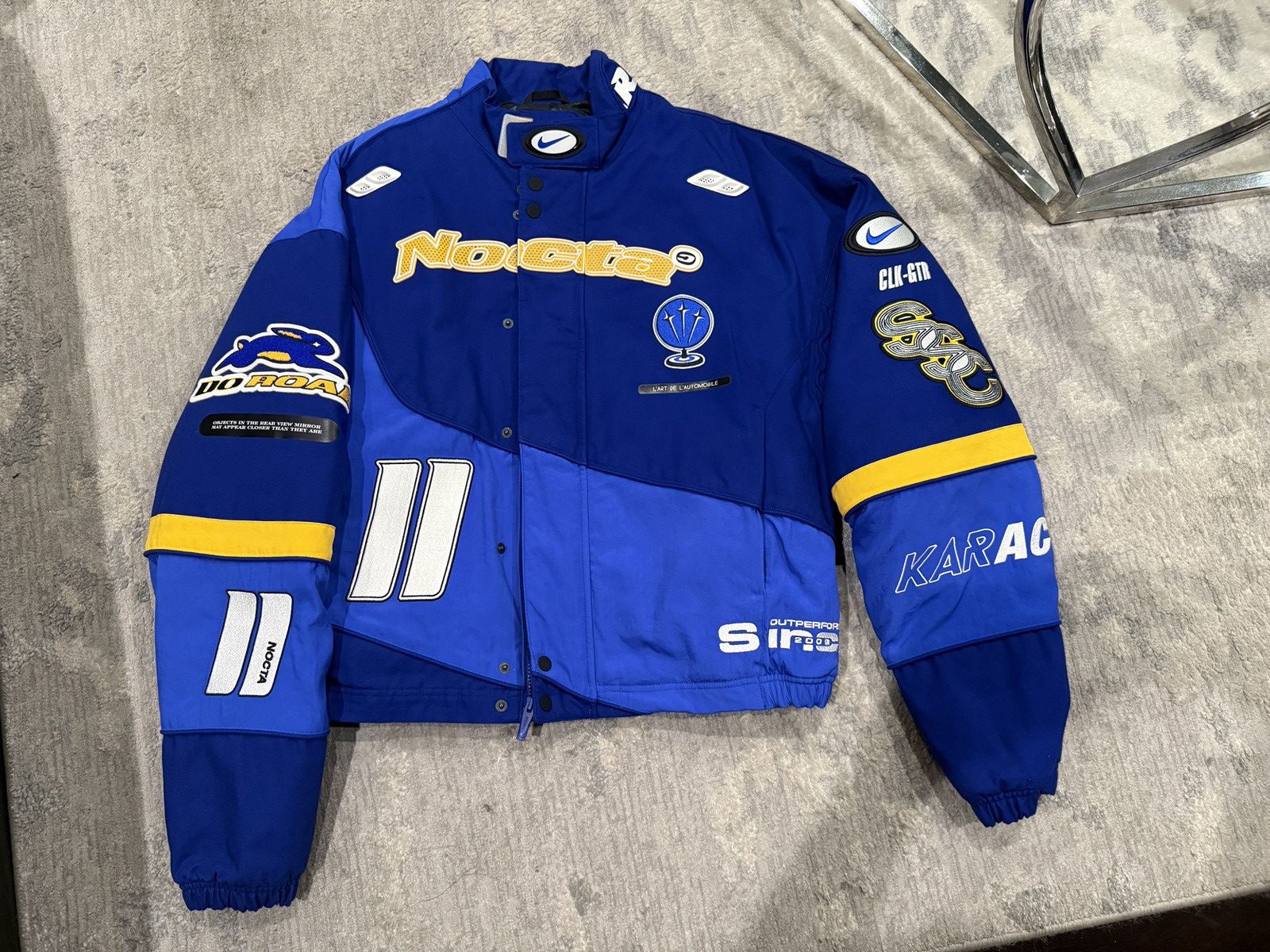 Pre-owned Drake X Nike Nocta Lart Racing Jacket Blue Drake L'art