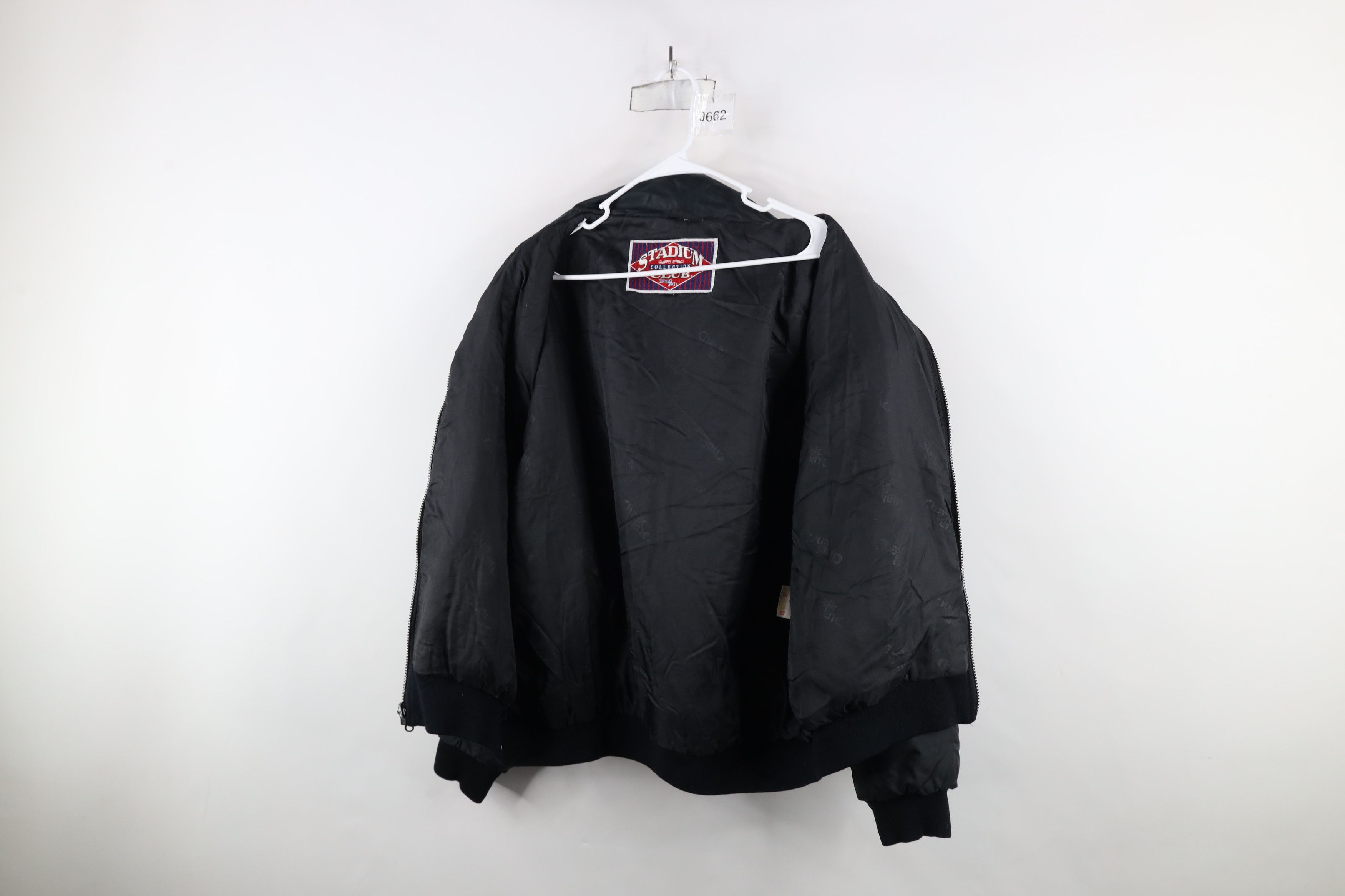 Vintage Vintage 90s LA Los Angeles Raiders Football Jacket Black NWA Size US XXL / EU 58 / 5 - 11 Thumbnail
