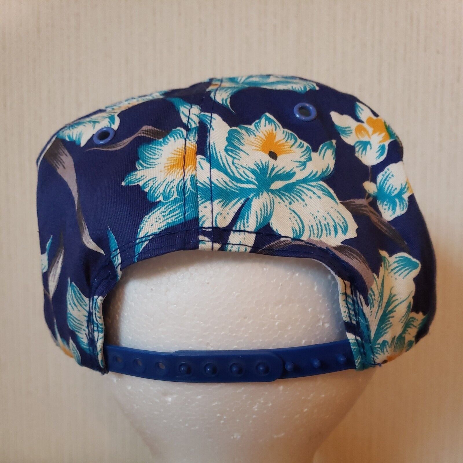 Vintage Vtg Hawaiian 5 Panel Hat Corded Embroidered Dad Cap Brow Fla Size ONE SIZE - 3 Thumbnail
