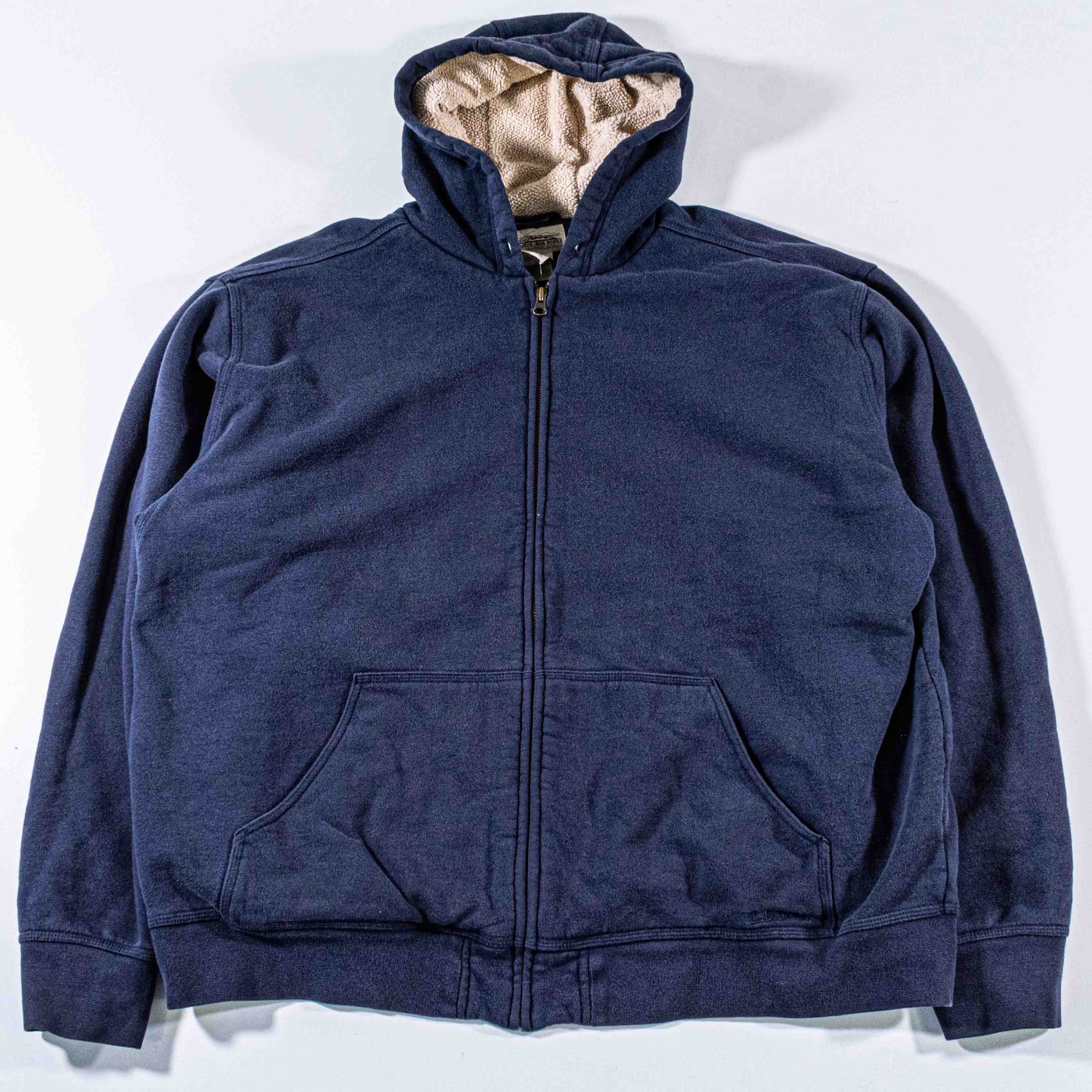 L.L. Bean L.L. Bean Katahdin Iron Works Hoodie Sherpa Lined Zip Size US XL / EU 56 / 4 - 1 Thumbnail