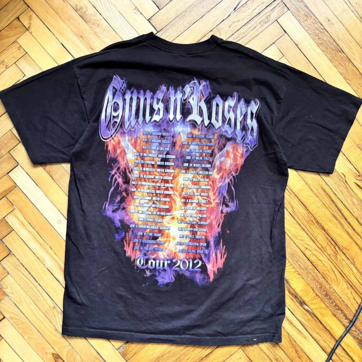 Hysteric Glamour Vintage Guns N Roses 2012 Tour Collectible T-Shirt Punk Y2K Size US M / EU 48-50 / 2 - 2 Thumbnail