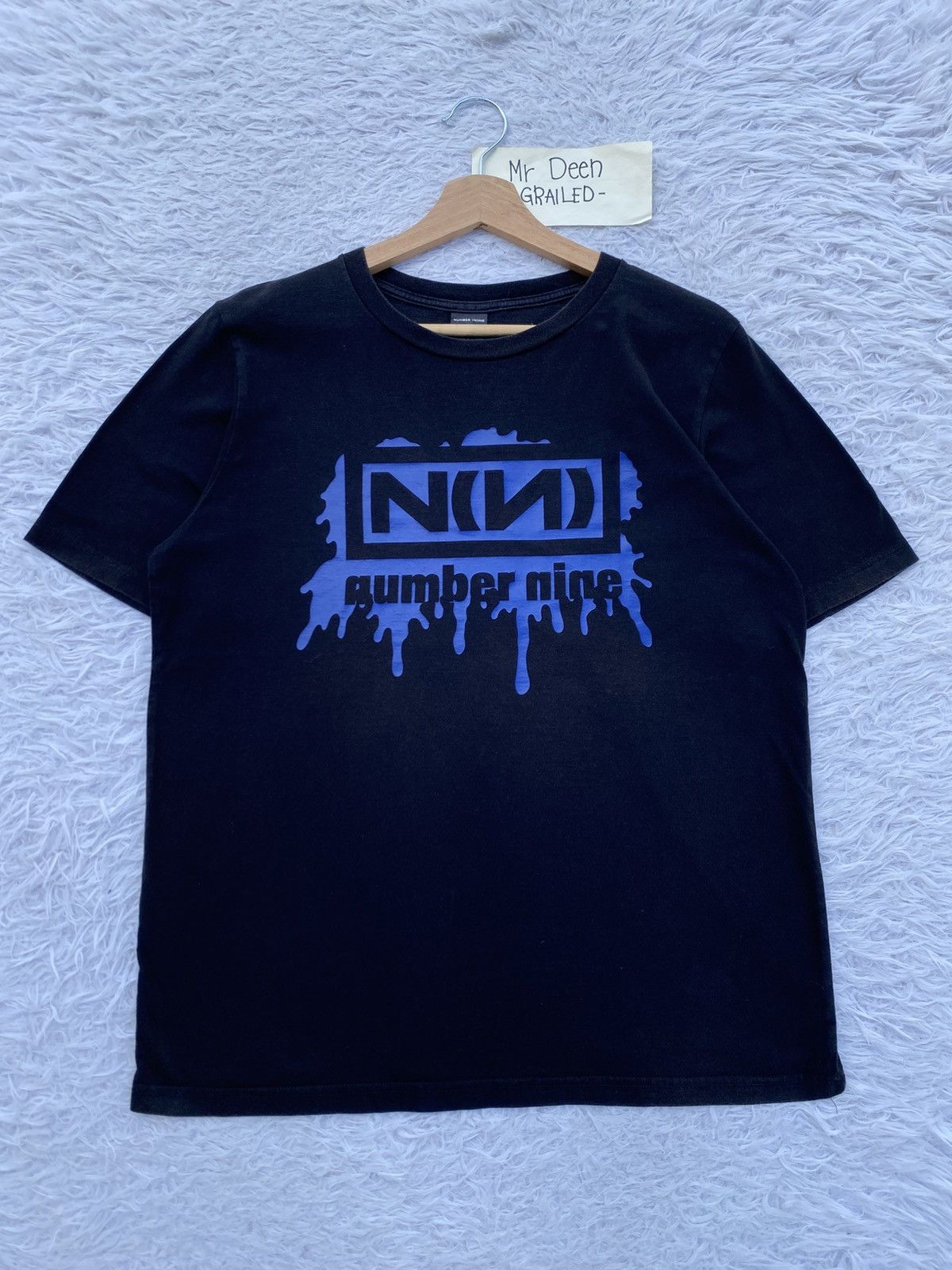 Number (N)ine Rare Number Nine Nine Inch Nails Logo Spellout Tshirt Size US M / EU 48-50 / 2 - 2 Thumbnail