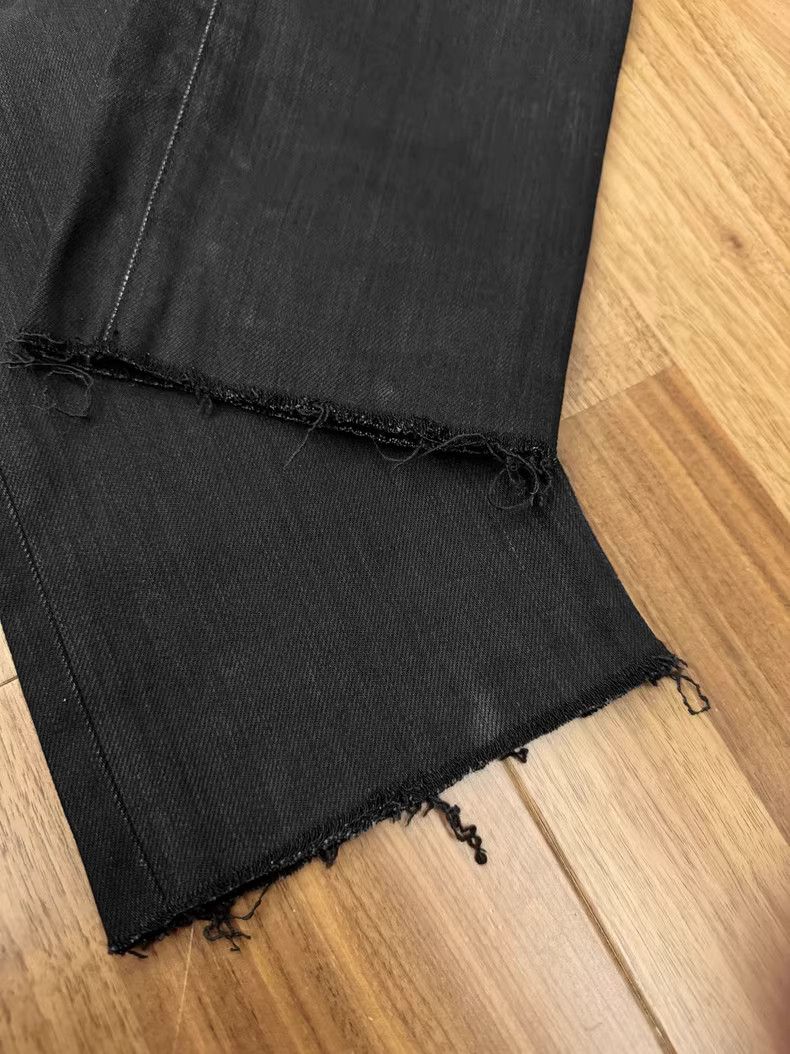 Saint Laurent Paris Saint Laurent slp14fwD02 brushed wax jeans -DMC Size US 29 - 2 Thumbnail