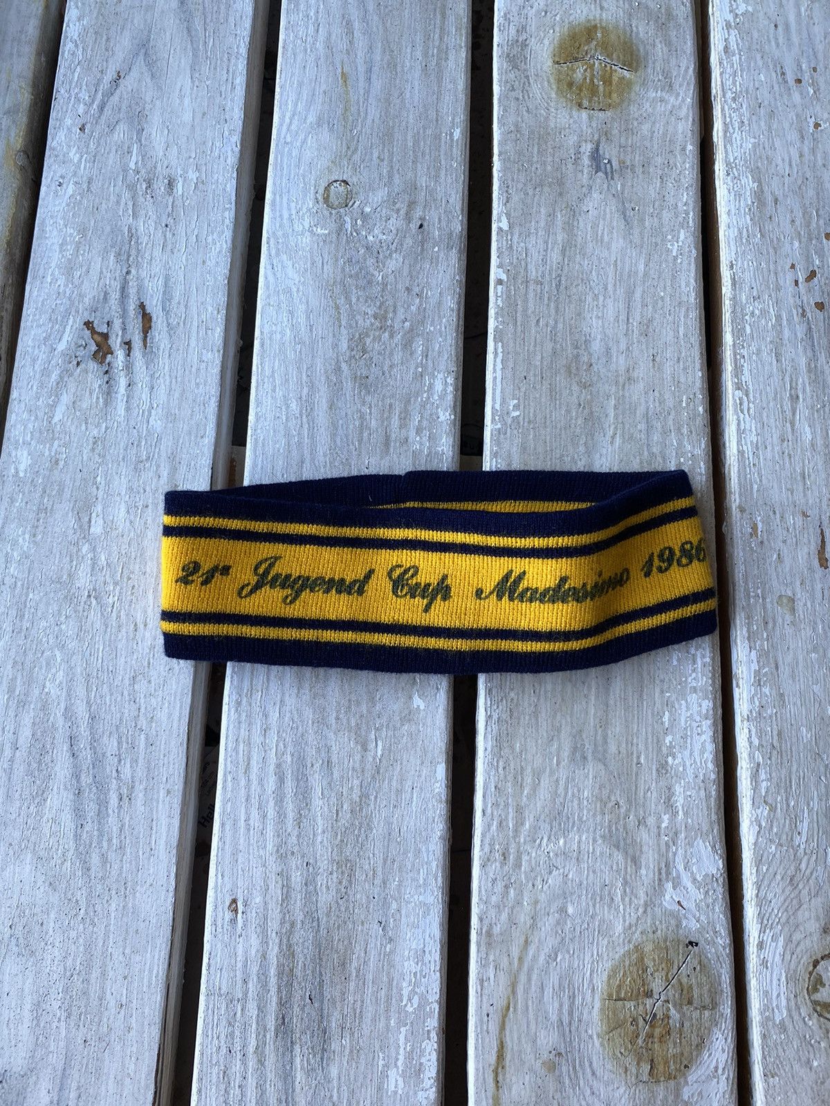 Vintage Rare #21 Jugend Cup Madesimo 1986 Ski Headband Size ONE SIZE - 1 Thumbnail