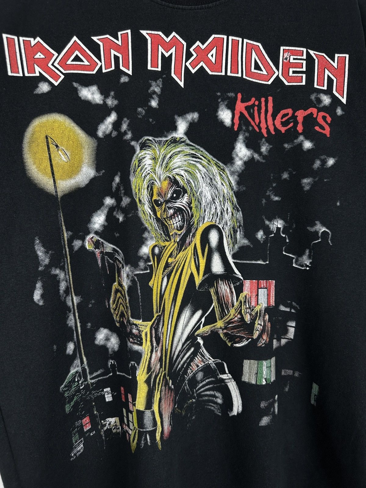 Band Tees Vintage Iron Maiden Killers Graphic Rock Band T Shirt Tee Size US L / EU 52-54 / 3 - 5 Thumbnail