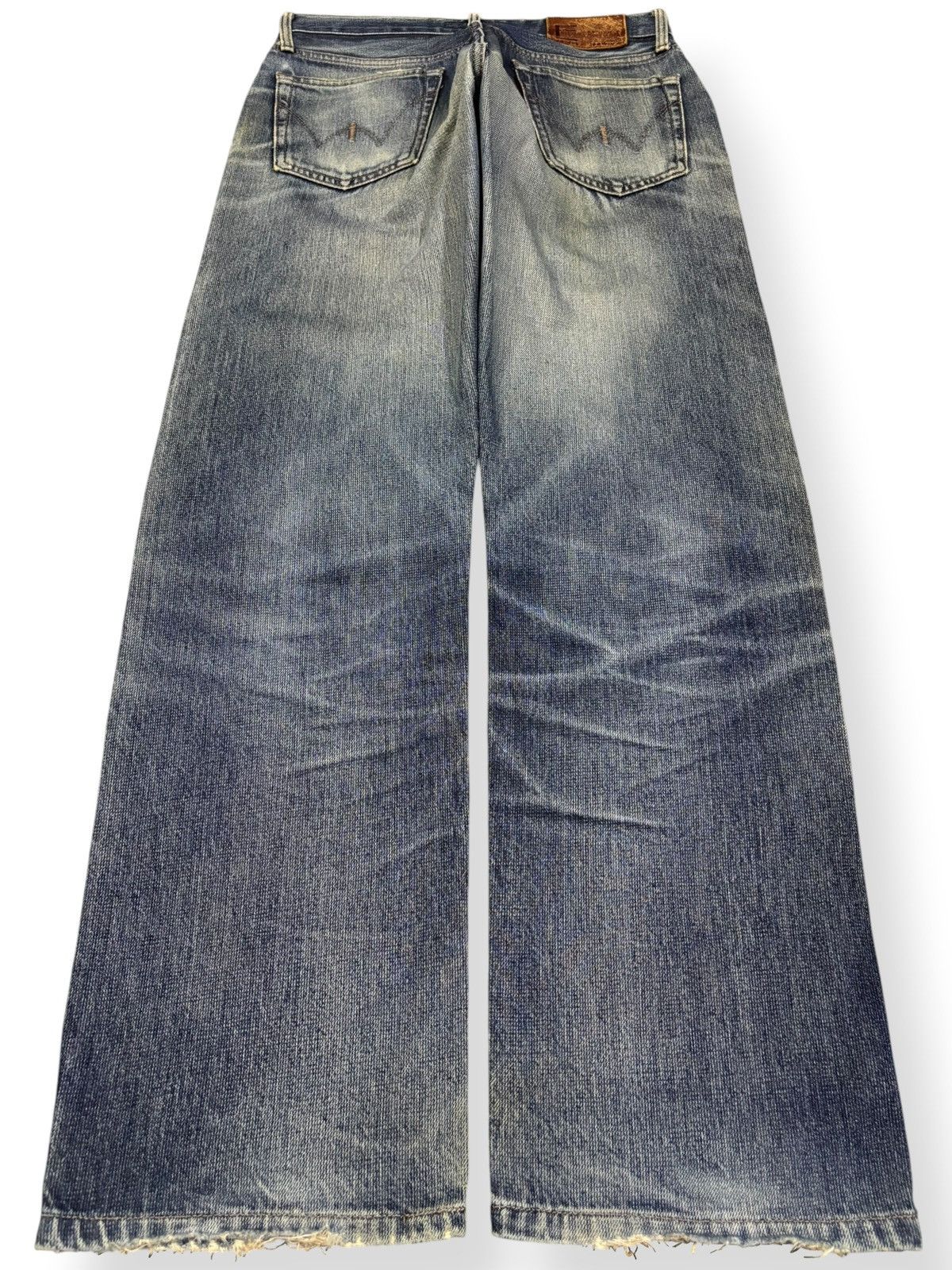 Edwin Edwin EZ-503 E Function Whiskers Rusty Wash Loose Fit Jeans Size US 29 - 2 Thumbnail