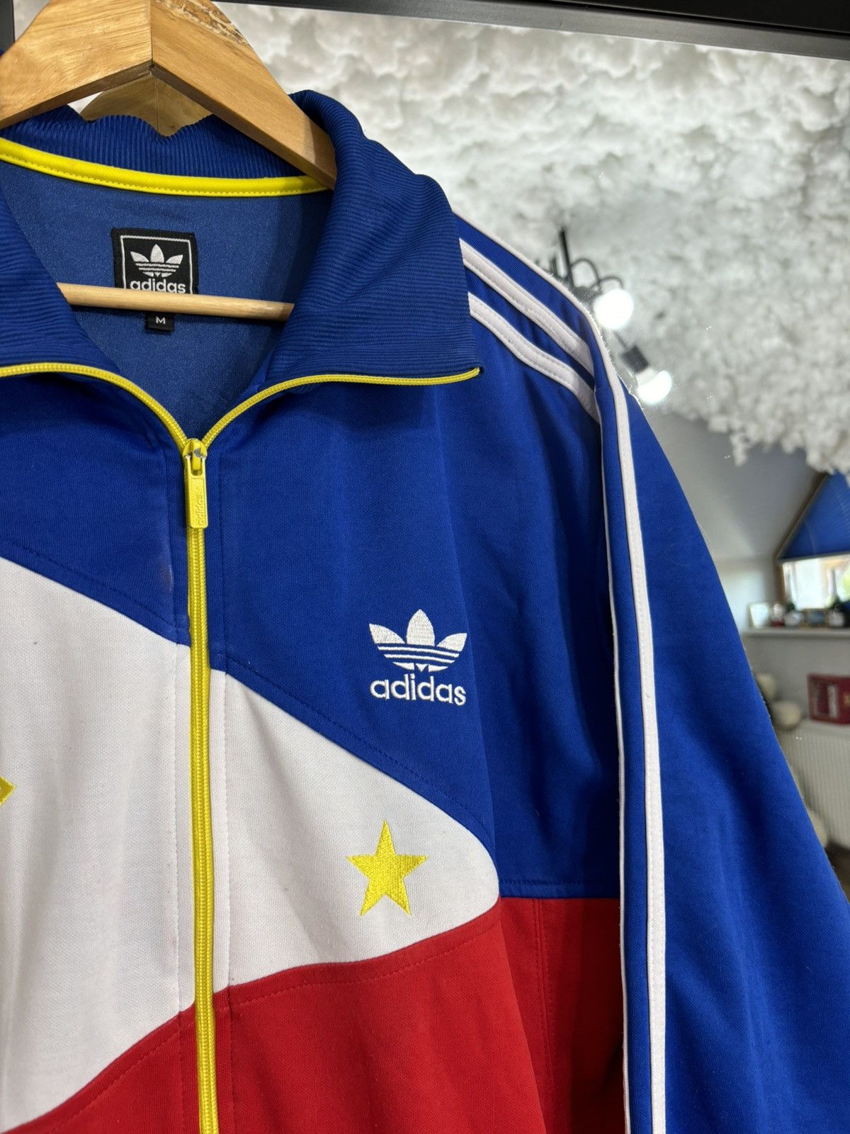Adidas × Vintage Rare Vintage Adidas Philippines Football Track Jacket Hoodie Size US M / EU 48-50 / 2 - 6 Thumbnail