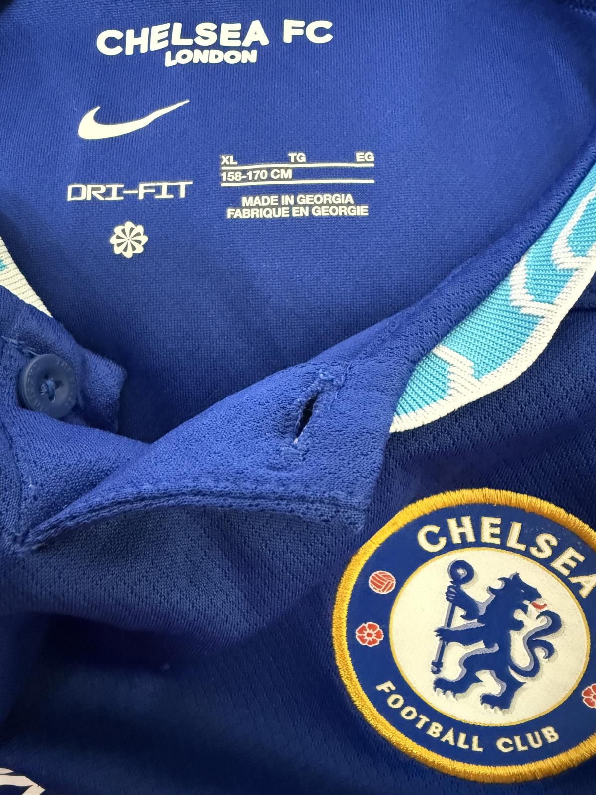 Nike Chelsea FC London Nike Dri-FIT Soccer Jersey XL Size US XL / EU 56 / 4 - 3 Thumbnail