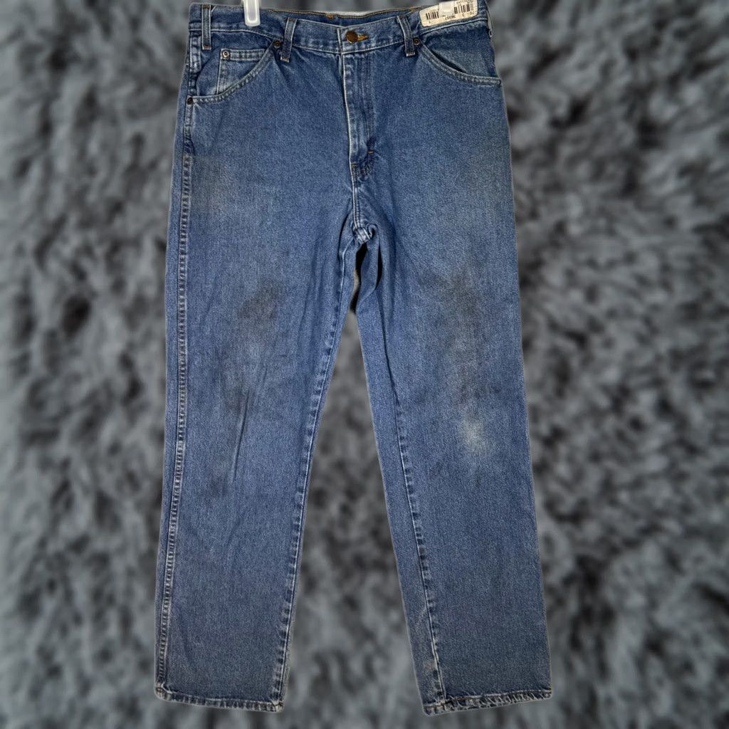 Dickies Dickies Carpenter Jeans Mens 34x34 Blue Denim Regular Fit Workwear Size US 34 / EU 50 - 1 Thumbnail