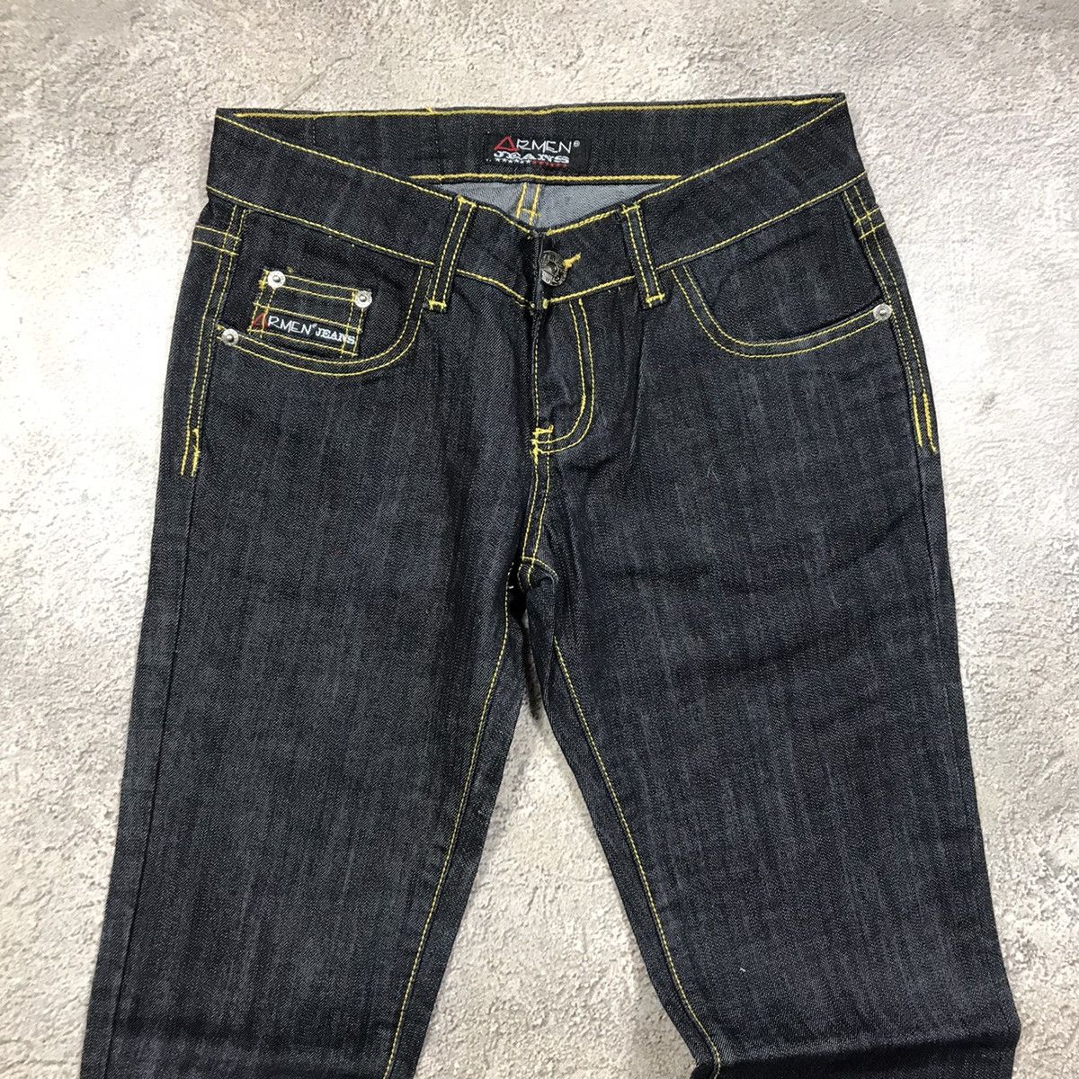 Vintage Vintage Y2K Distressed Flared Jeans Japanese Streetwear 26 Size 26" / US 2 / IT 38 - 2 Thumbnail