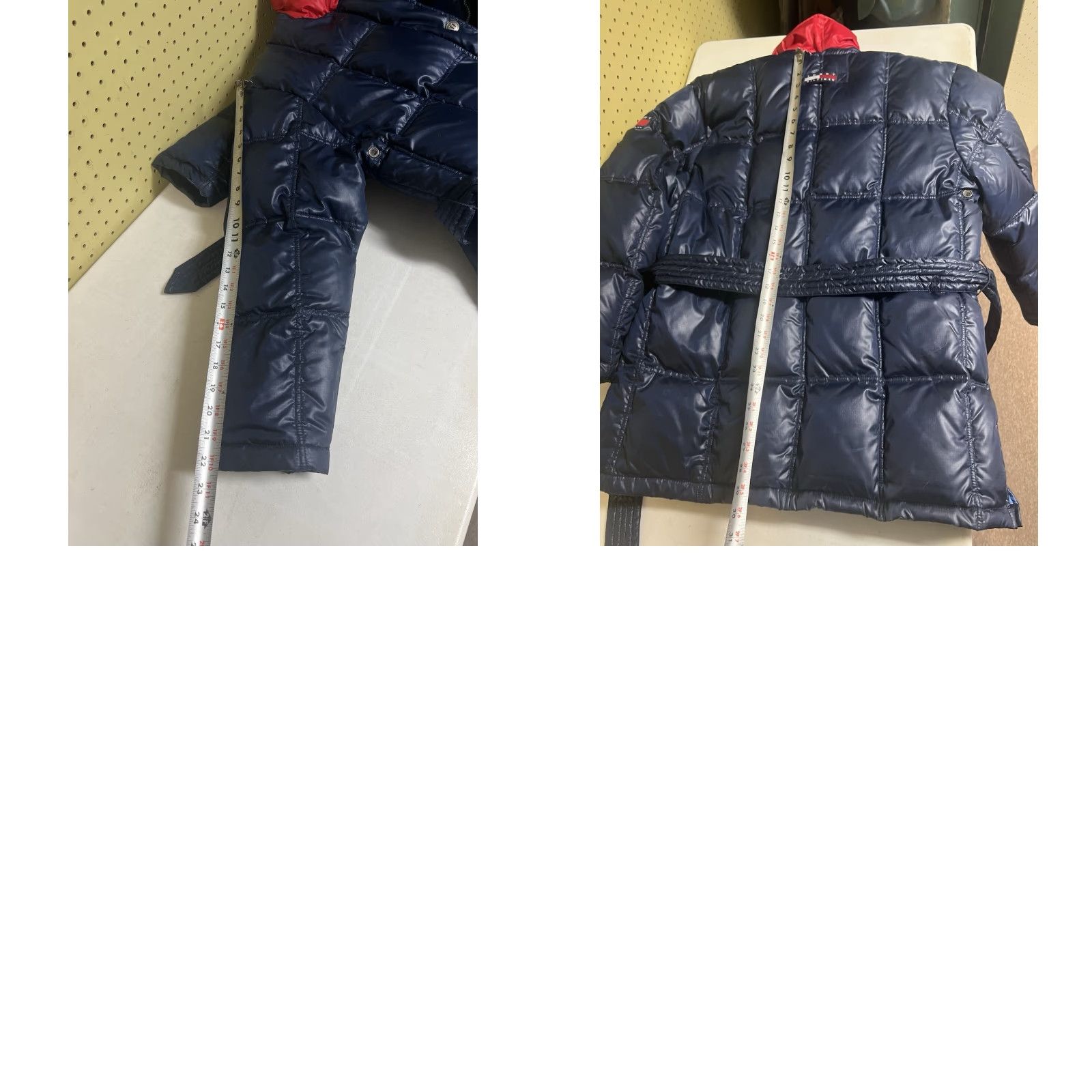 Tommy Hilfiger Vtg Tommy Hilfiger Blue Ski Puffer Down Feather Zip Snap Women's S Long Jacket Size S / US 4 / IT 40 - 9 Thumbnail