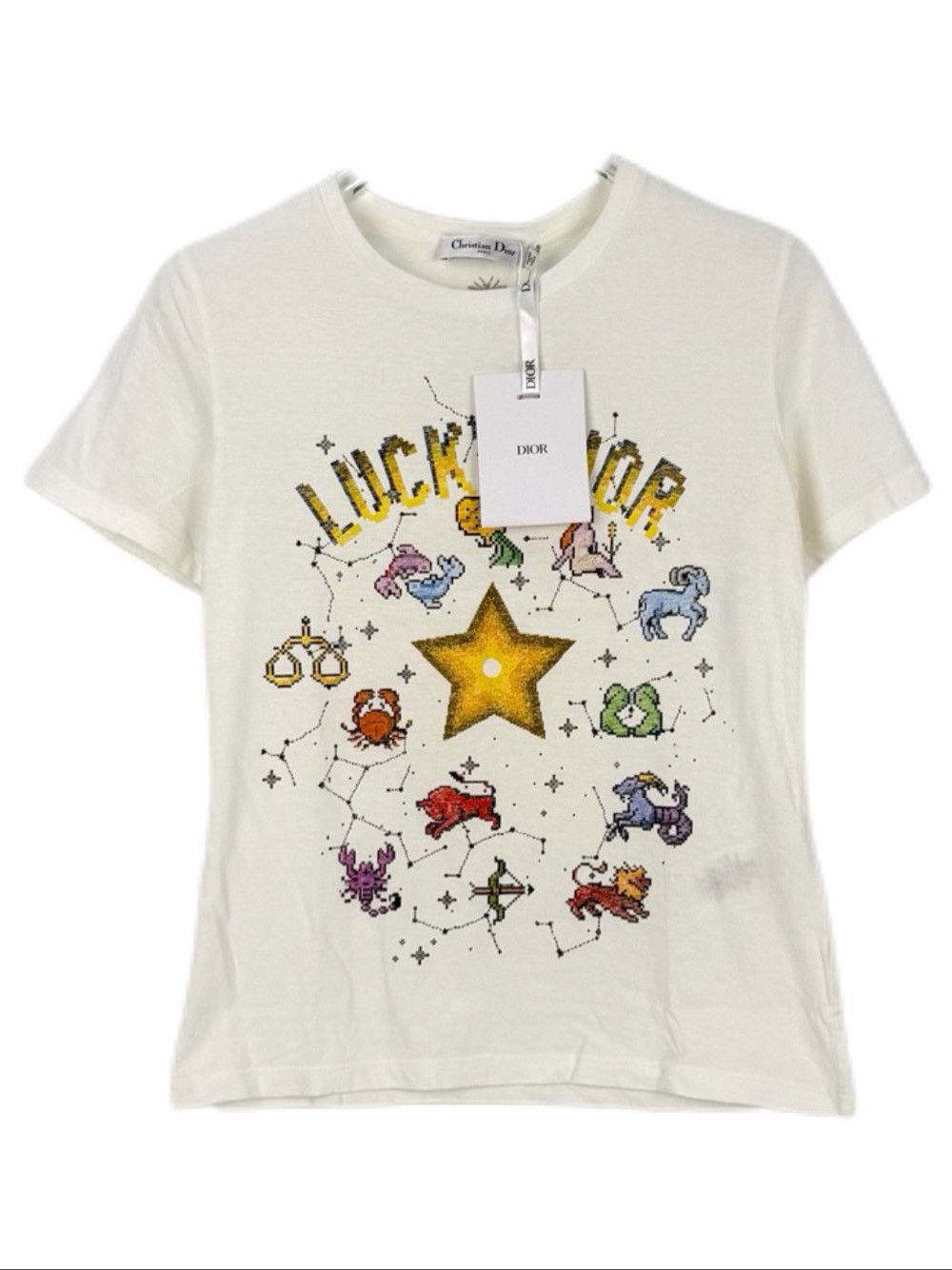 Dior Dior Zodiac Graphic T-Shirt Size XS Size XS / US 0-2 / IT 36-38 - 1 Thumbnail