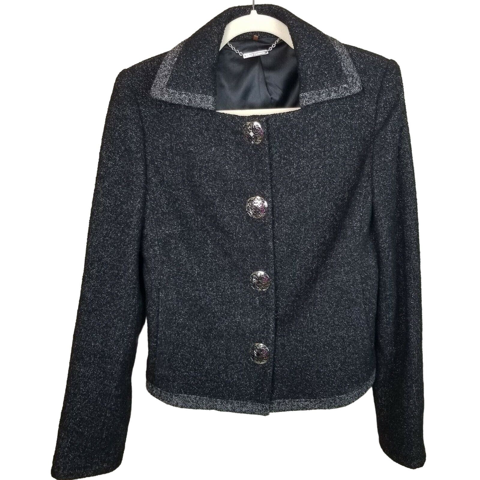Elie Tahari Elie Tahari Womens Virgin Wool Alpaca Blazer Size S Classic Size S / US 4 / IT 40 - 10 Thumbnail