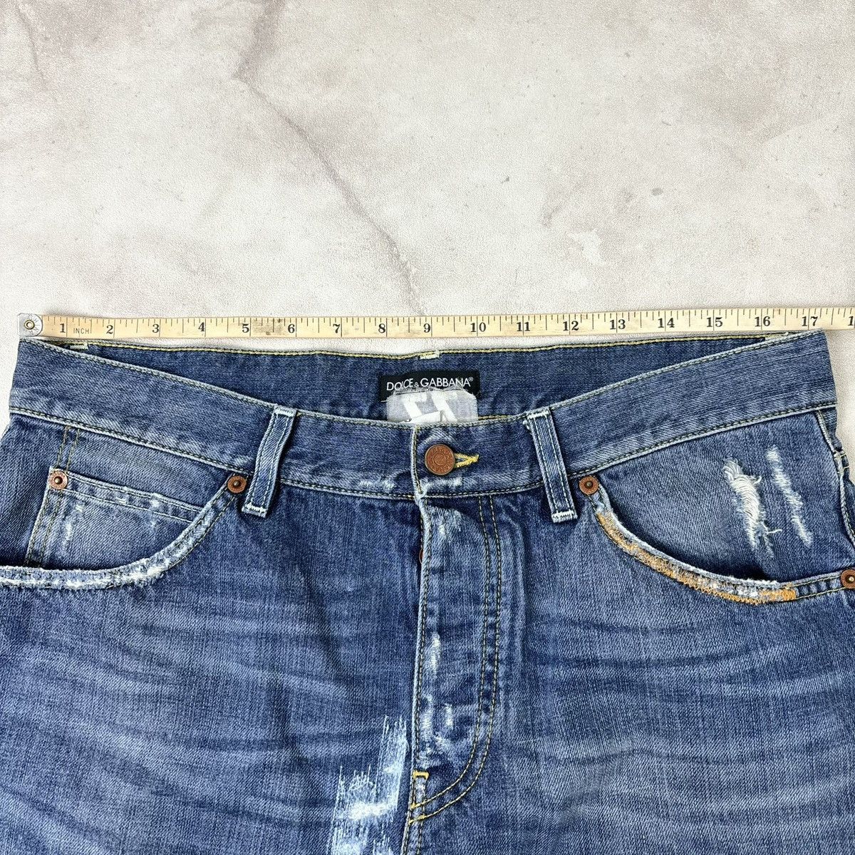 Dolce & Gabbana × If Six Was Nine Dolce & Gabbana ripped skinny jeans Size US 32 / EU 48 - 12 Thumbnail