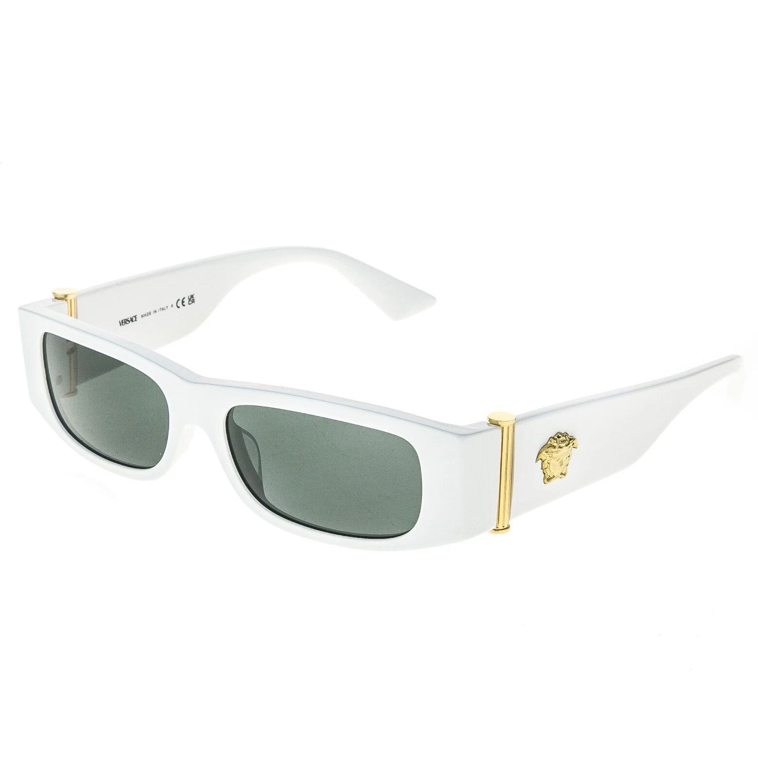 Versace VERSACE VE4476U MEDUSA Stud Gold White 4476 Bold Unisex Size ONE SIZE - 4 Thumbnail