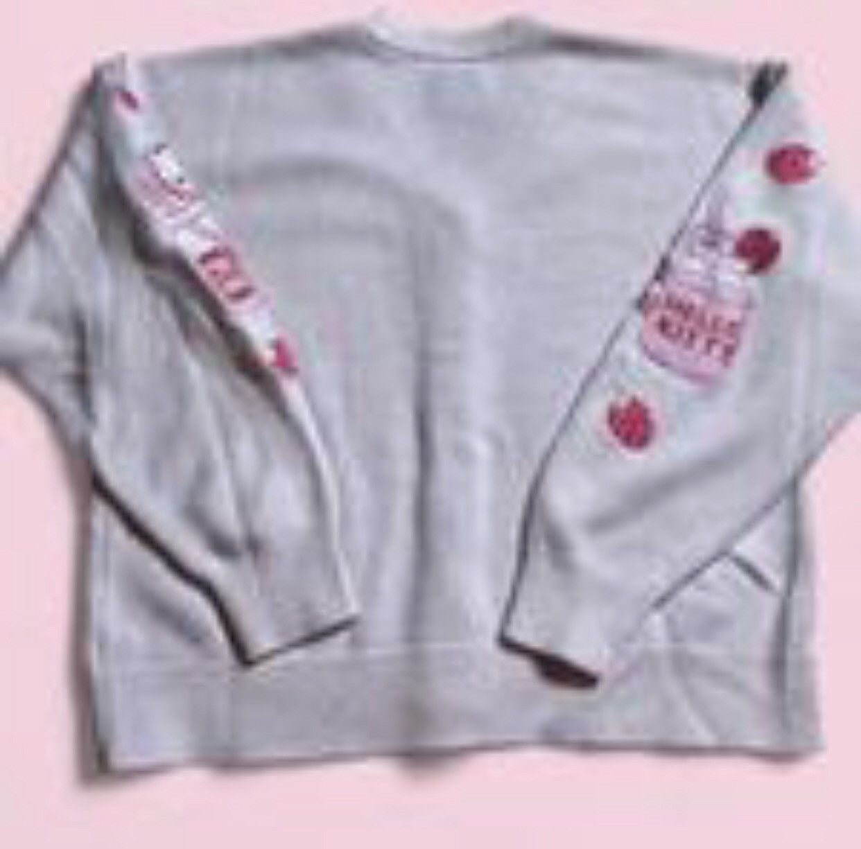 Hot Topic Kawaii Strawberry Milk Embroidered Hello Kitty Cardigan Size L / US 10 / IT 46 - 2 Thumbnail