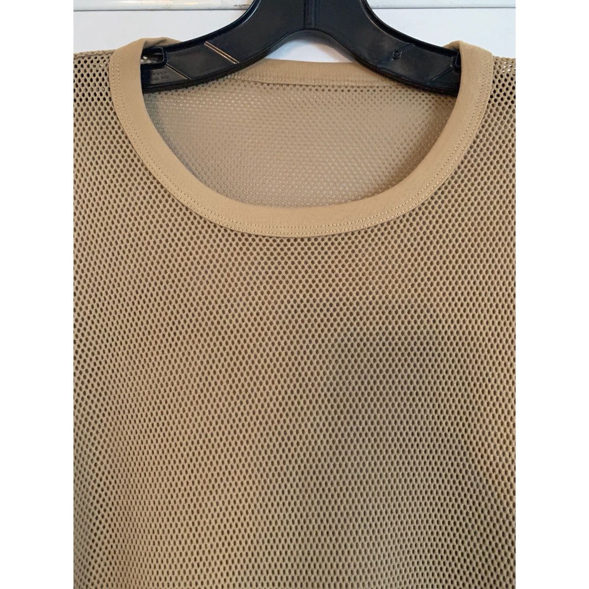 Helmut Lang HELMUT LANG BROWN LOGO MESH TOP Size US M / EU 48-50 / 2 - 9 Thumbnail