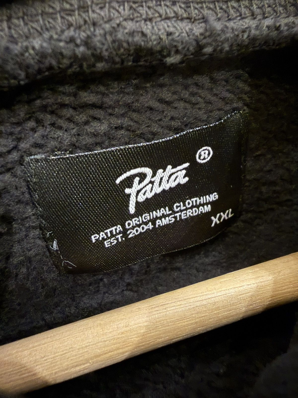 Patta Patta Hooded Sweatshirt - Black Size US XXL / EU 58 / 5 - 3 Thumbnail