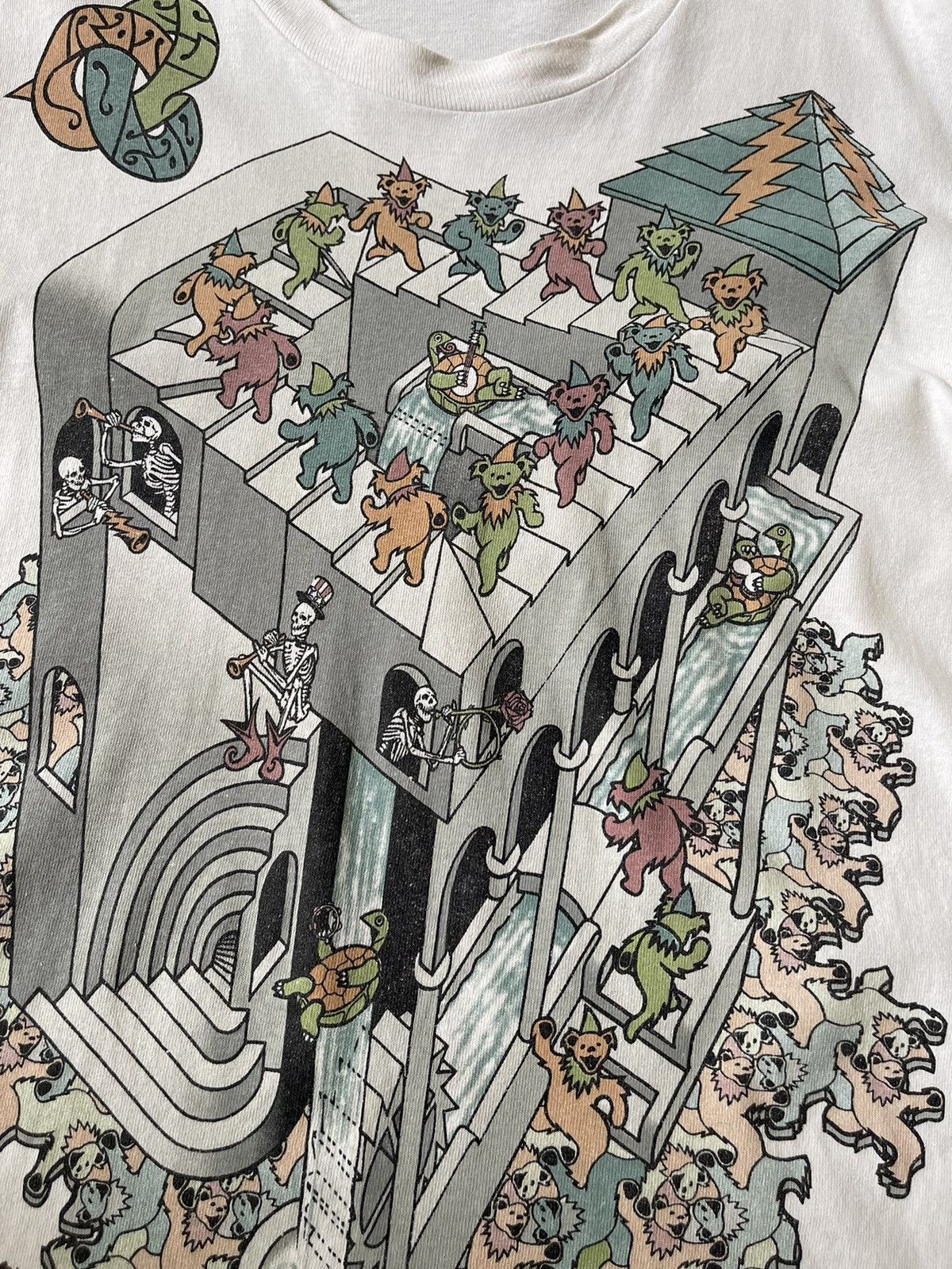 Liquid Blue Vintage 1993 Grateful Dead Mc Escher Derek Gores Liquid Blue Size US L / EU 52-54 / 3 - 4 Thumbnail