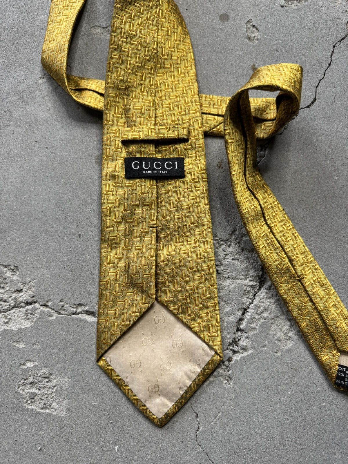 Gucci × Vintage Vintage Gucci Tie Size ONE SIZE - 2 Thumbnail