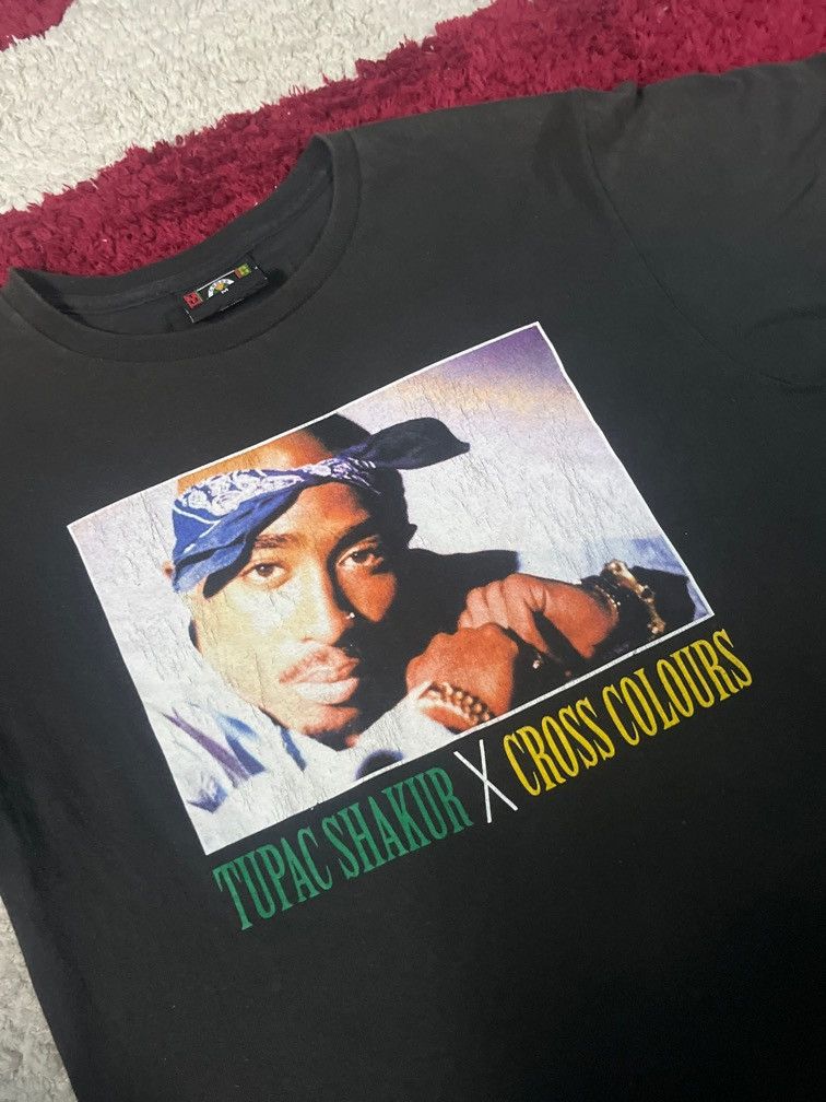 Cross Colours × Vintage VINTAGE TUPAC SHAKUR X CROSS COLOURS (CC) Size US S / EU 44-46 / 1 - 2 Thumbnail