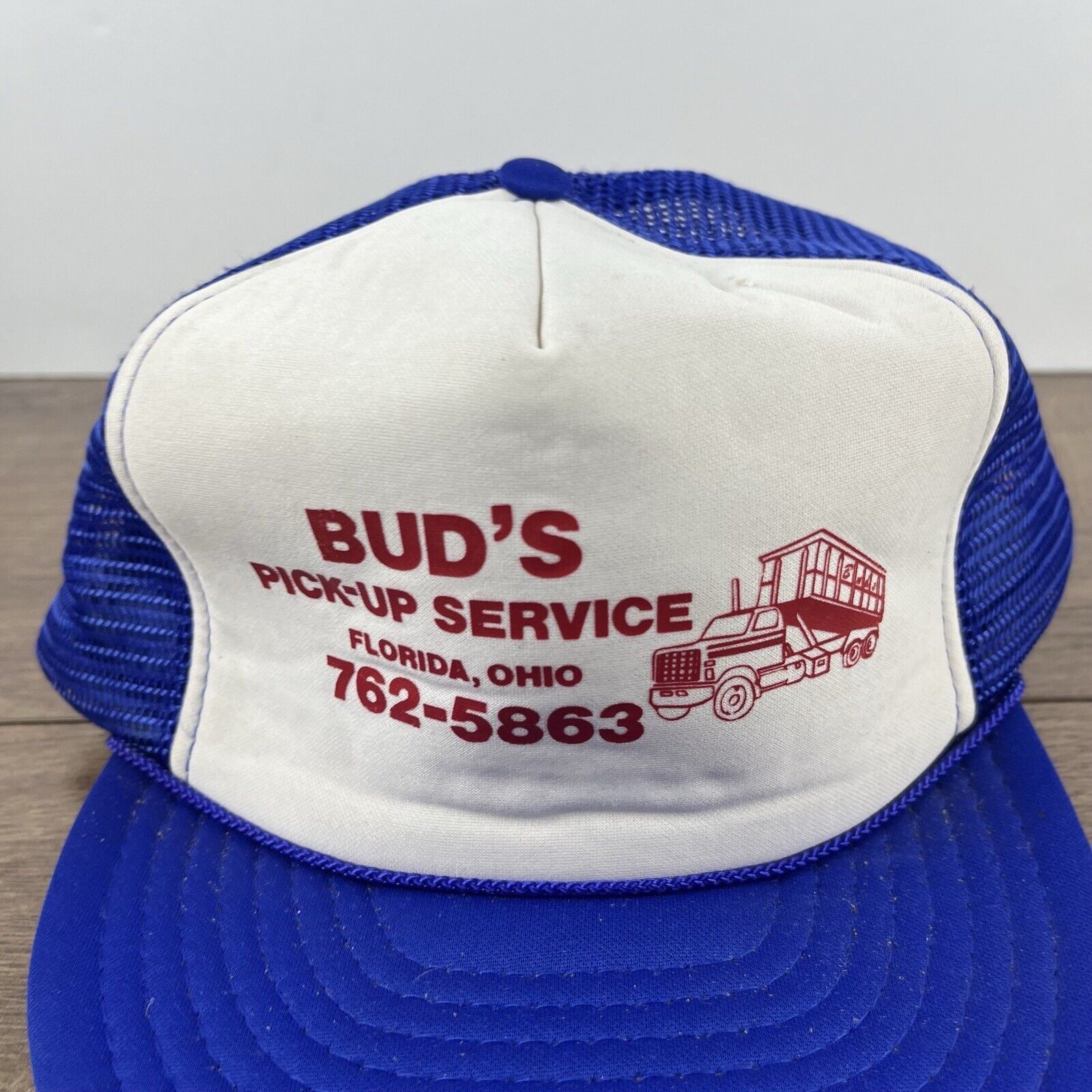 Other Buds Pick Up Service Hat Florida Ohio White Cap Hat Adjustab Size ONE SIZE - 7 Thumbnail