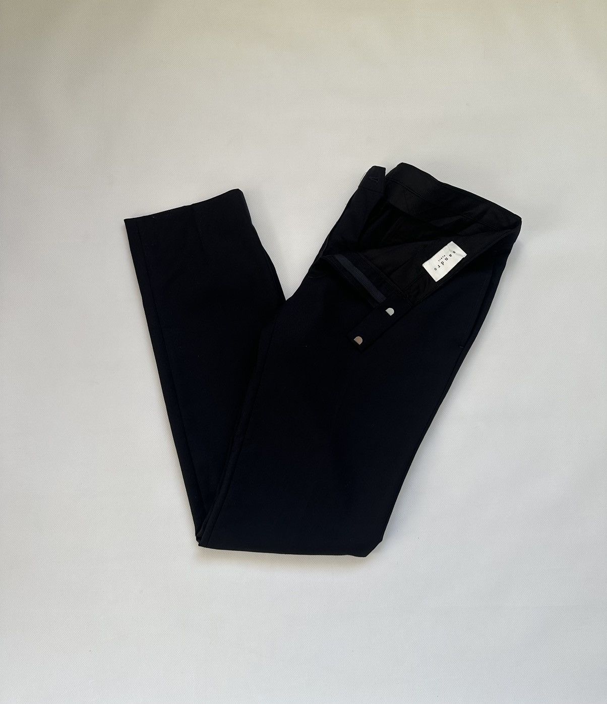 Sandro SANDRO Paris wool dark blue trousers Size 44R - 6 Thumbnail