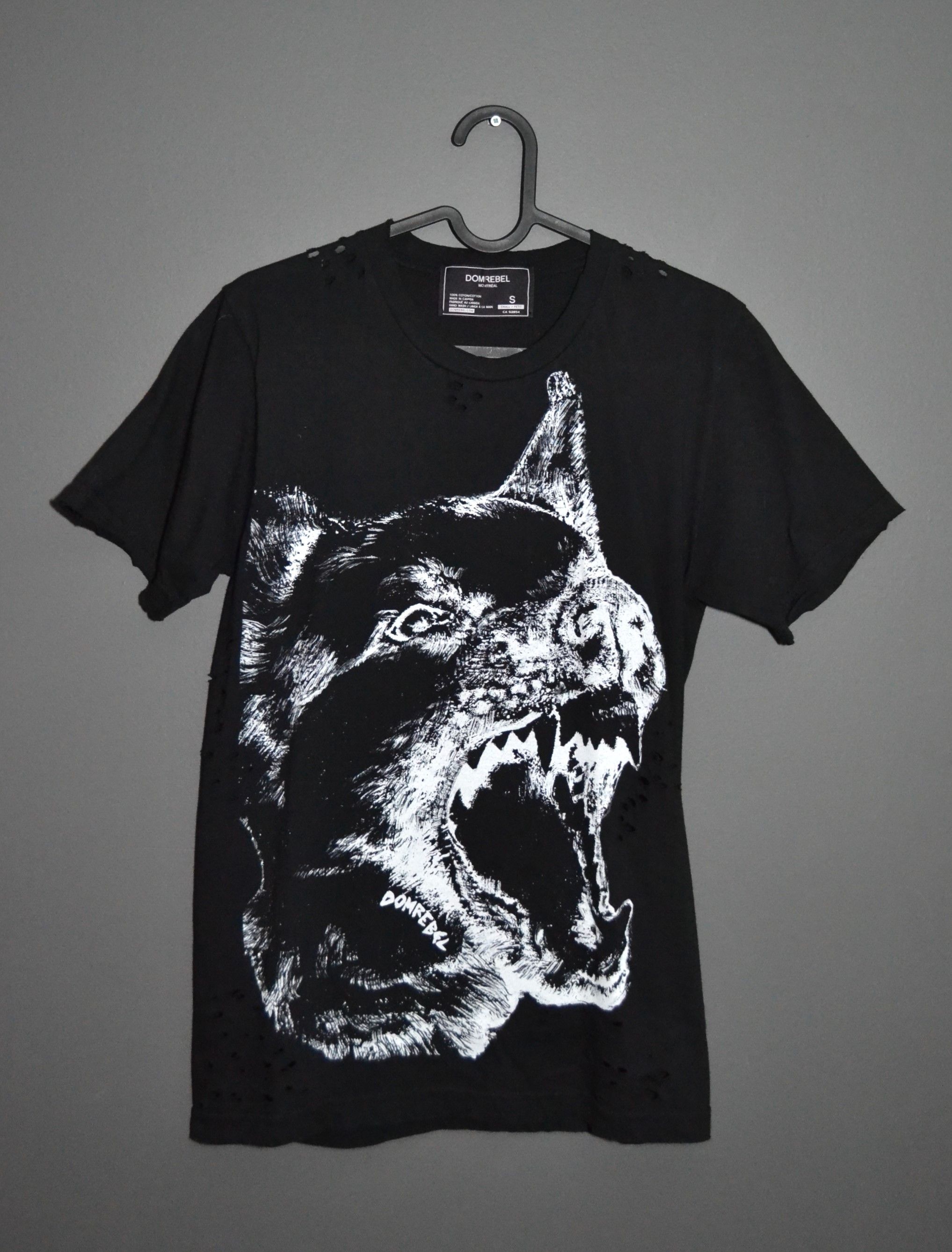 DOMREBEL Domrebel Dog Print T shirt S Made in Canada Size US S / EU 44-46 / 1 - 1 Thumbnail