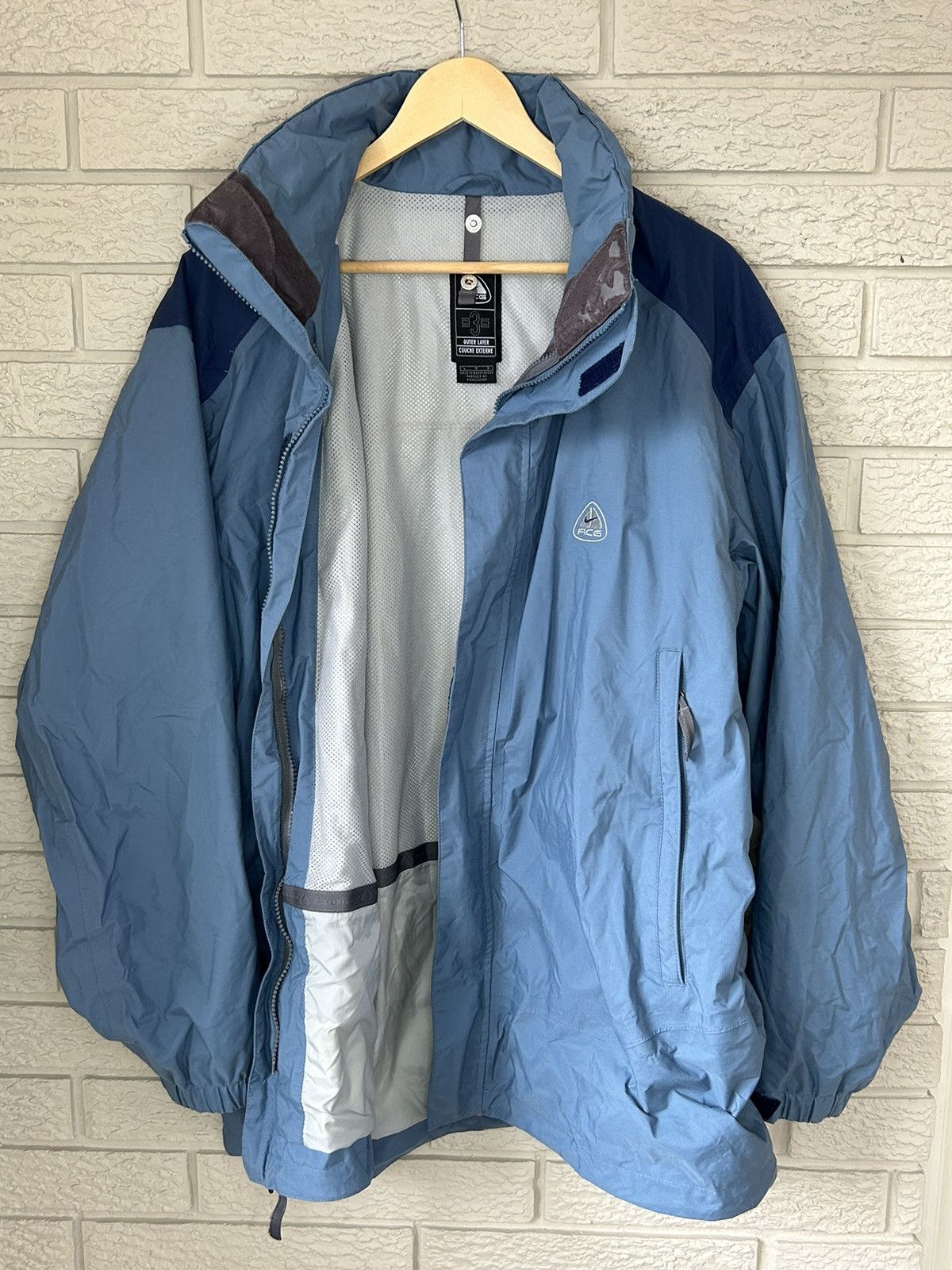 Nike ACG Vintage 90s Nike ACG Outer Layer Storm Fit Jacket Size US L / EU 52-54 / 3 - 10 Thumbnail
