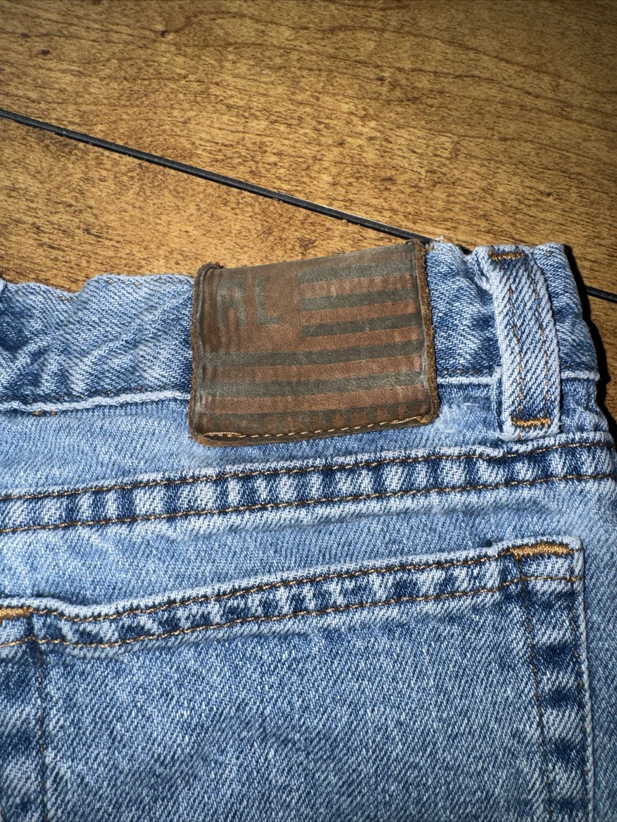Designer × Polo Ralph Lauren × Vintage Vintage Ralph Lauren Denim Shorts Blue Size 36" / US 14 / IT 50 - 4 Thumbnail