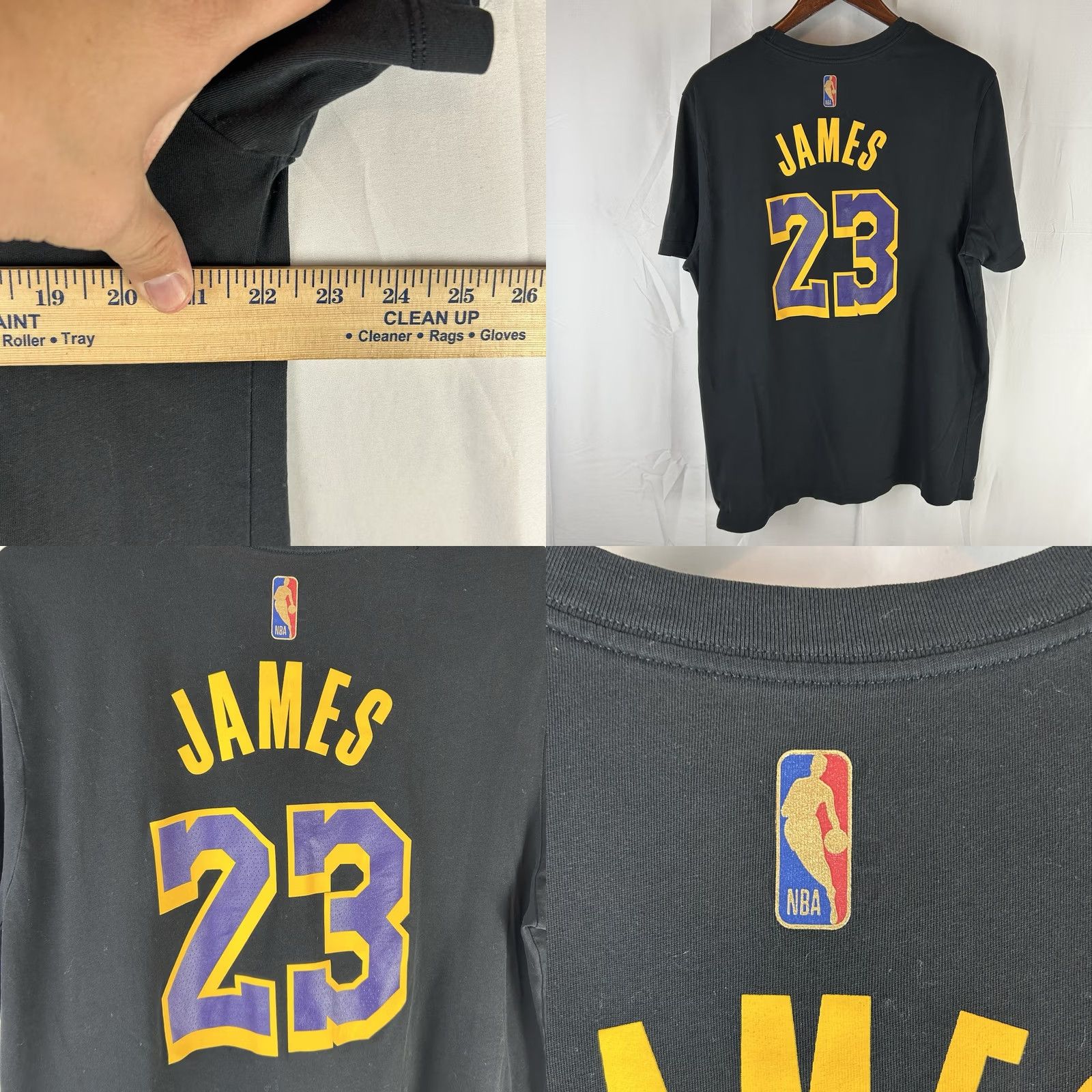 Nike Nike Lakers LeBron James 23 NBA Graphic Tee Crew Neck Short Sleeve BV1919 XL Size US 36 / EU 52 - 8 Thumbnail