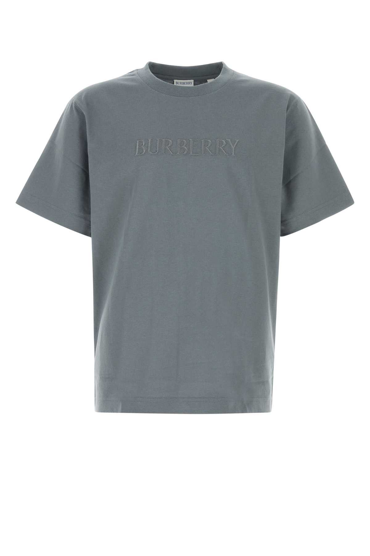 Burberry Dark Grey Cotton T-Shirt Size US S / EU 44-46 / 1 - 1 Thumbnail
