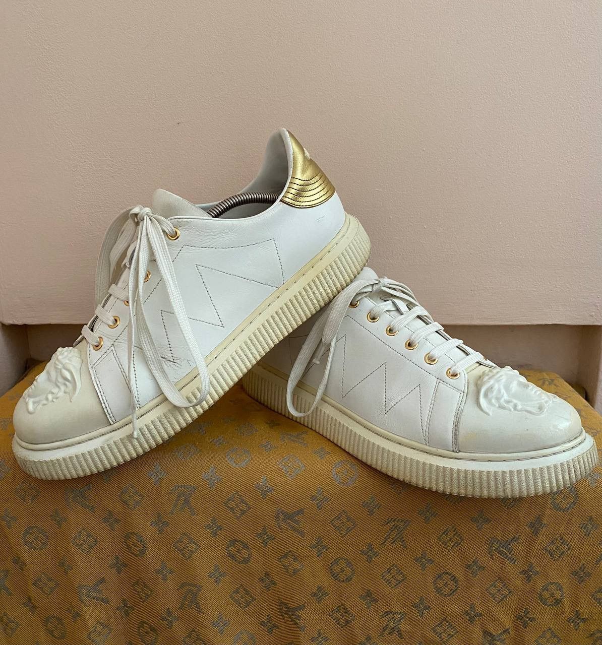 Versace 🔥 RRP 850$ Versace Big Medusa Logo Sneaker Size US 12.5 / EU 45-46 - 7 Thumbnail