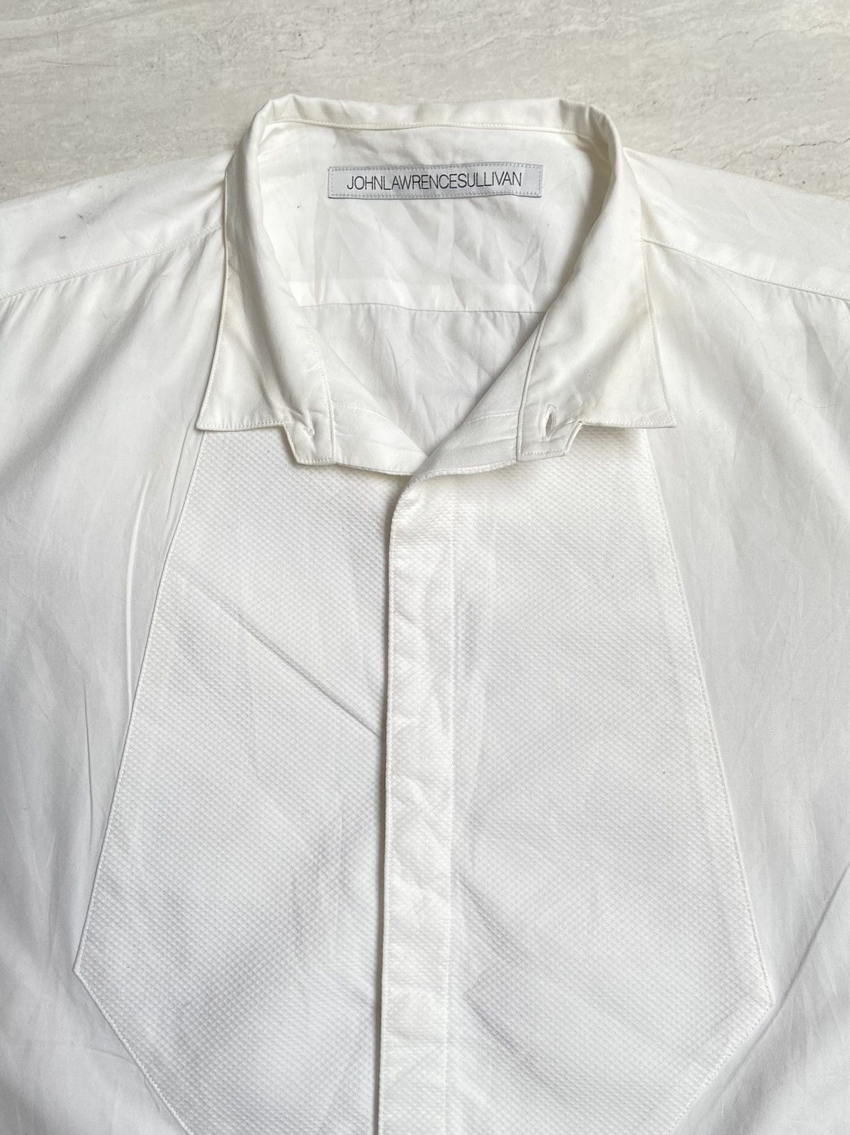 Designer × JOHN LAWRENCE SULLIVAN × Japanese Brand JOHN LAWRENCE SULLIVAN White Shirt Size US S / EU 44-46 / 1 - 4 Thumbnail