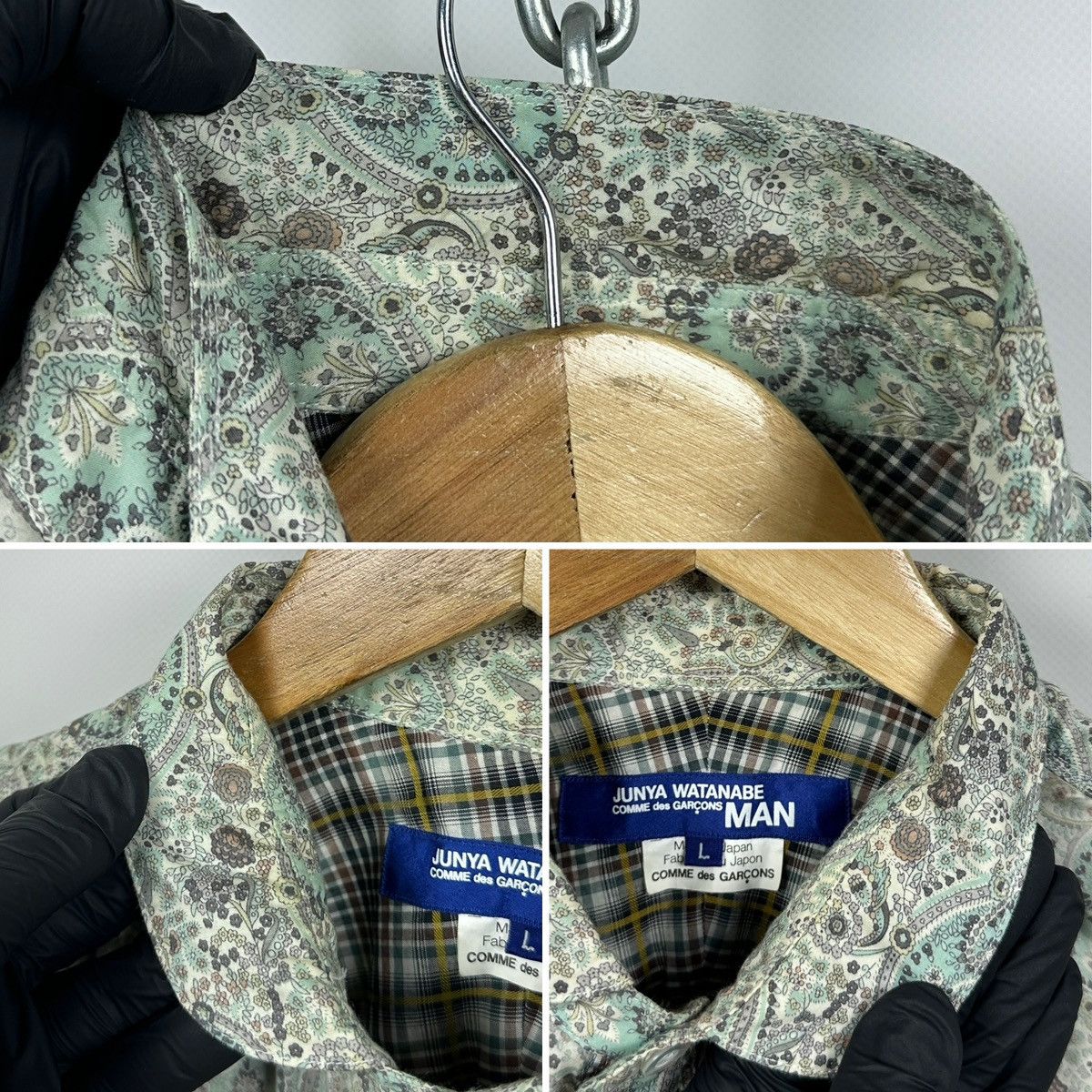 Junya Watanabe Comme des Garçons Junya Watanabe MAN Paisley Button Up Shirt Size US L / EU 52-54 / 3 - 23 Thumbnail
