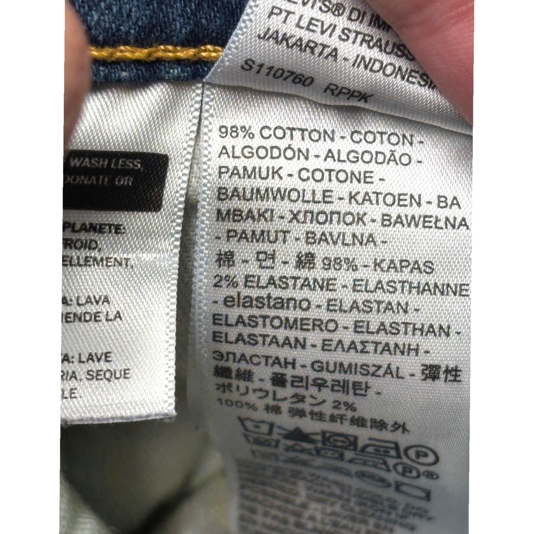 Levi's Levi's 550 Jeans Blue Men Regular W34 L32 Straight Mid Rise Denim Size US 34 / EU 50 - 5 Thumbnail