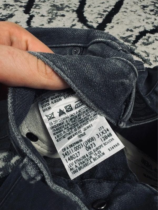 Levi's Vintage Levis 511 jeans pants gray 31 34 Size US 31 - 6 Thumbnail
