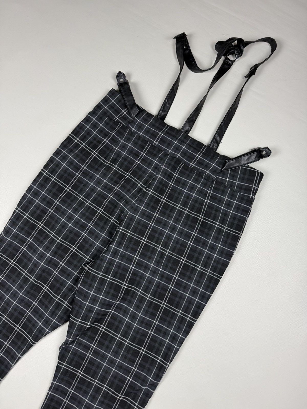 Killstar Killstar Ladies Gothic Plaid Pants Overall Size 4XL Size 36" / US 14 / IT 50 - 25 Thumbnail