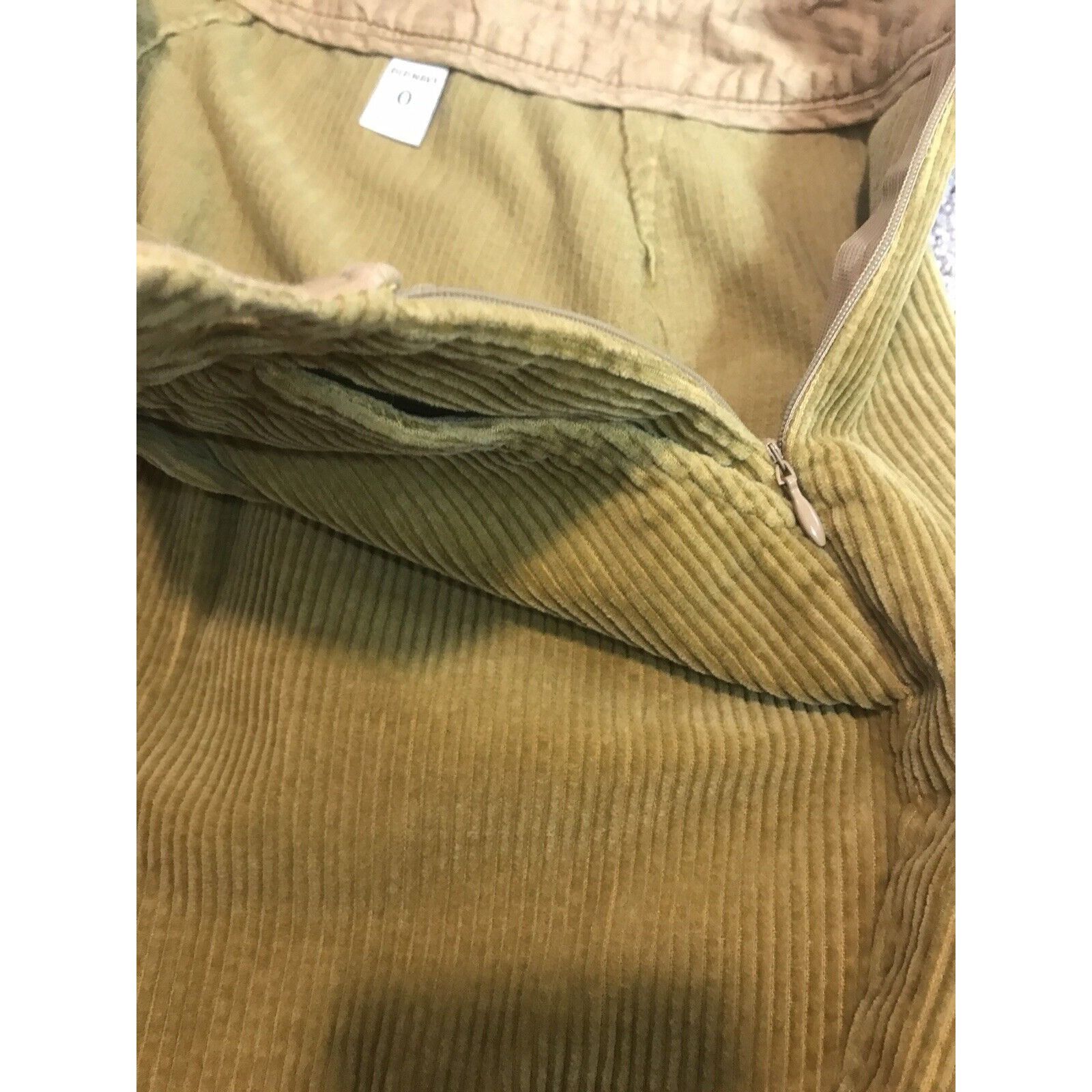 Old Navy Old Navy Juniors Yellow Brown Corduroy Mini Skirt Size 0 Ple Size 25" / US 0 / IT 36 - 5 Thumbnail