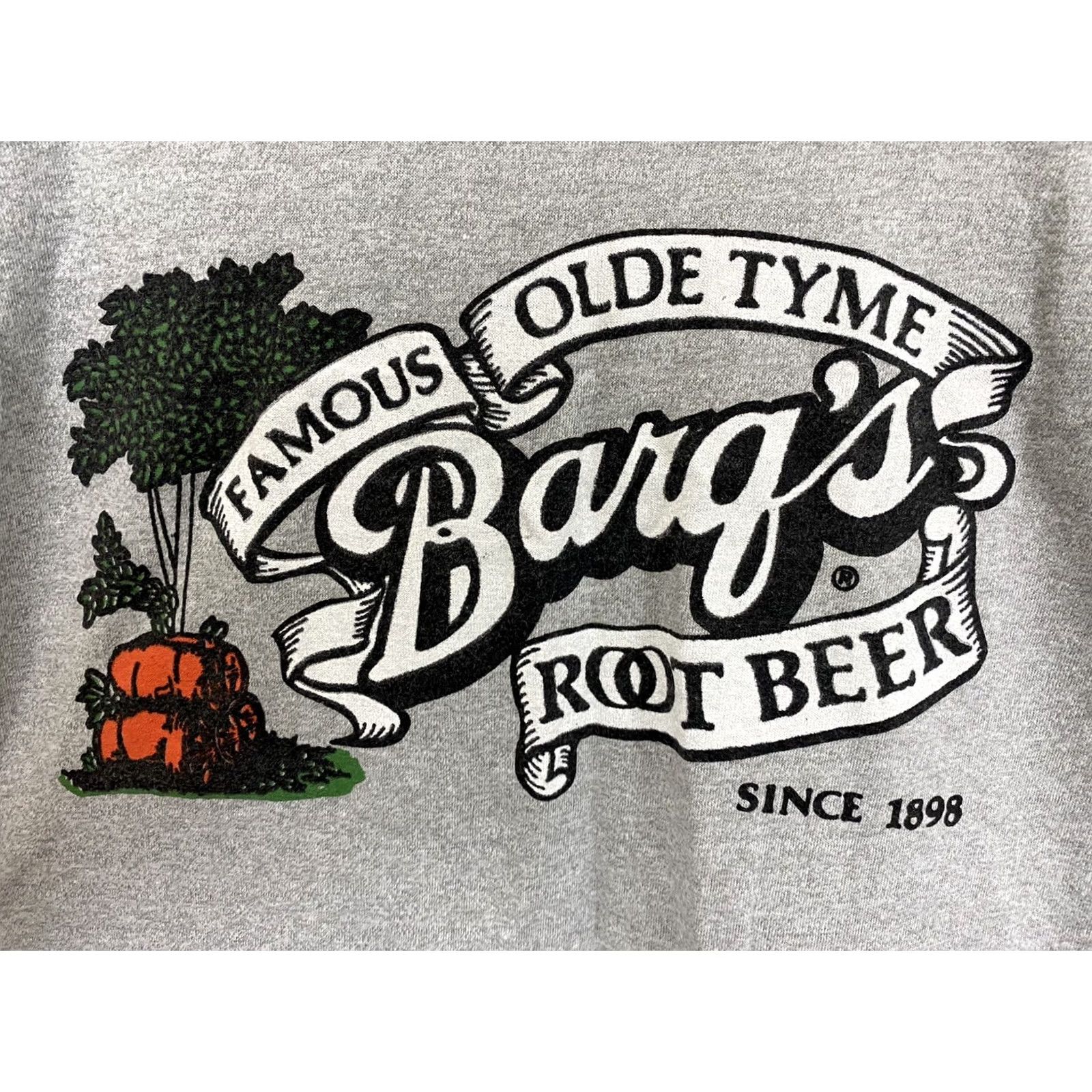 Vintage VTG 80s Barq's Root Beer Fun Day Races Thin Single Stitch T-Shirt Size M Screen Stars USA Gray Short Sleeve Mens Shirts" Size US M / EU 48-50 / 2 - 3 Thumbnail
