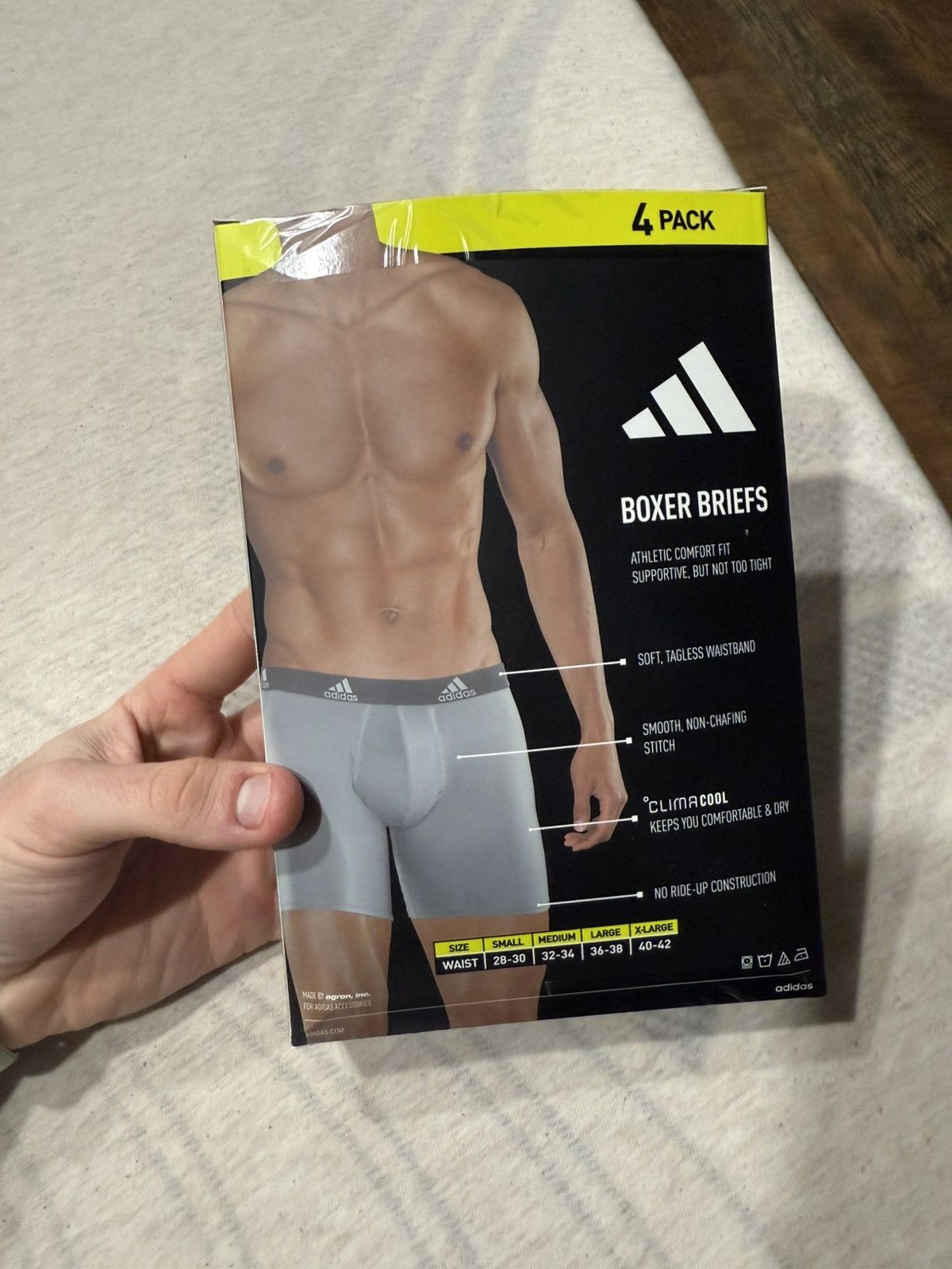 Adidas Mens Boxer Breifs Size 32 - 2 Thumbnail