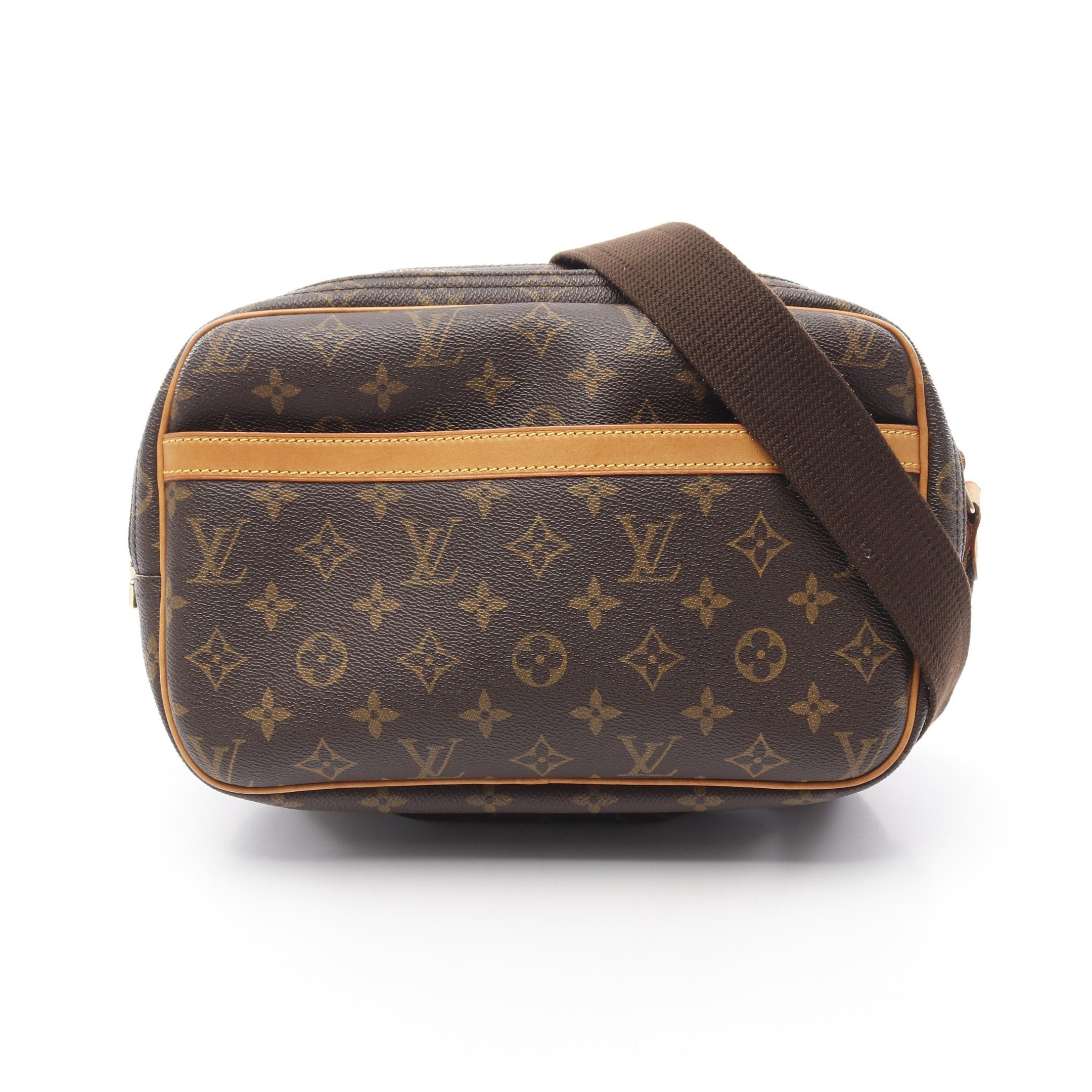 Louis Vuitton Louis Vuitton Reporter Pm Monogram Shoulder Bag Leather Brown Size ONE SIZE - 1 Thumbnail