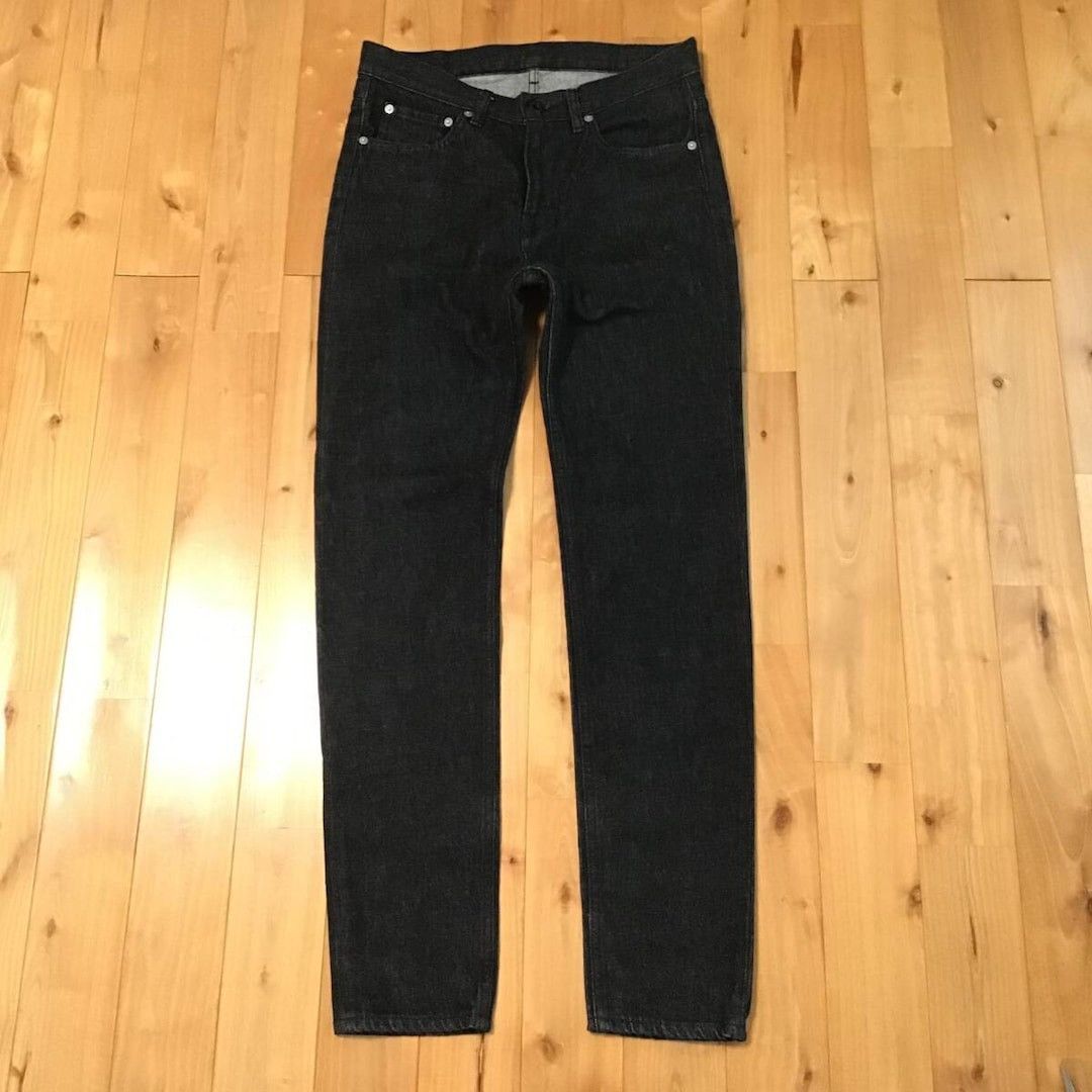 Bape BAPE APE HEAD Logo Slim Fit Black Denim Pants ★size S Size US 30 / EU 46 - 2 Thumbnail