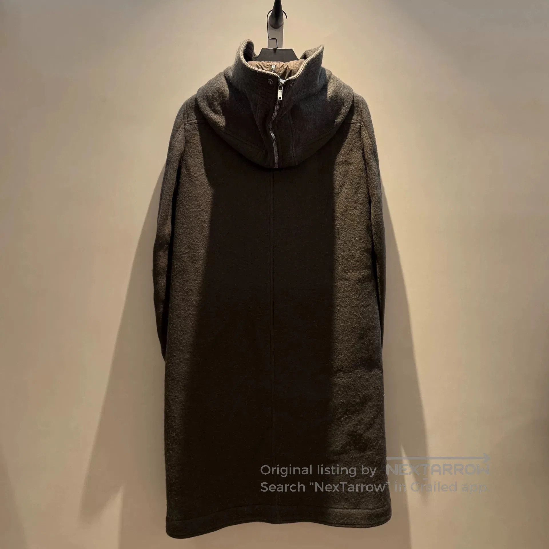 Rick Owens rick owens cashmere bomber coat in gray. Size US XL / EU 56 / 4 - 3 Thumbnail