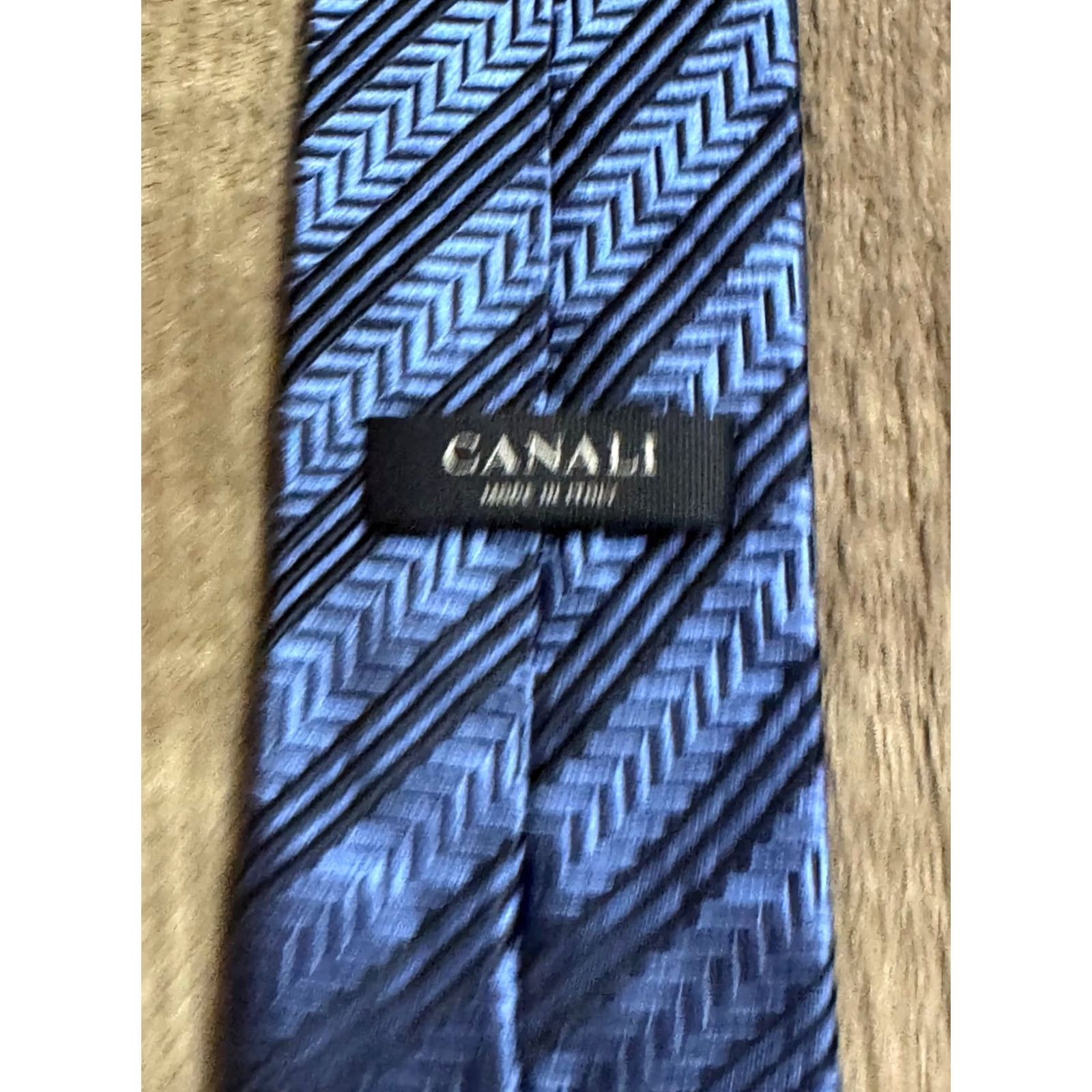 Canali Canali Necktie Mens Silk Multicolor Roal Blue Pattern MINT Tie Size ONE SIZE - 2 Thumbnail