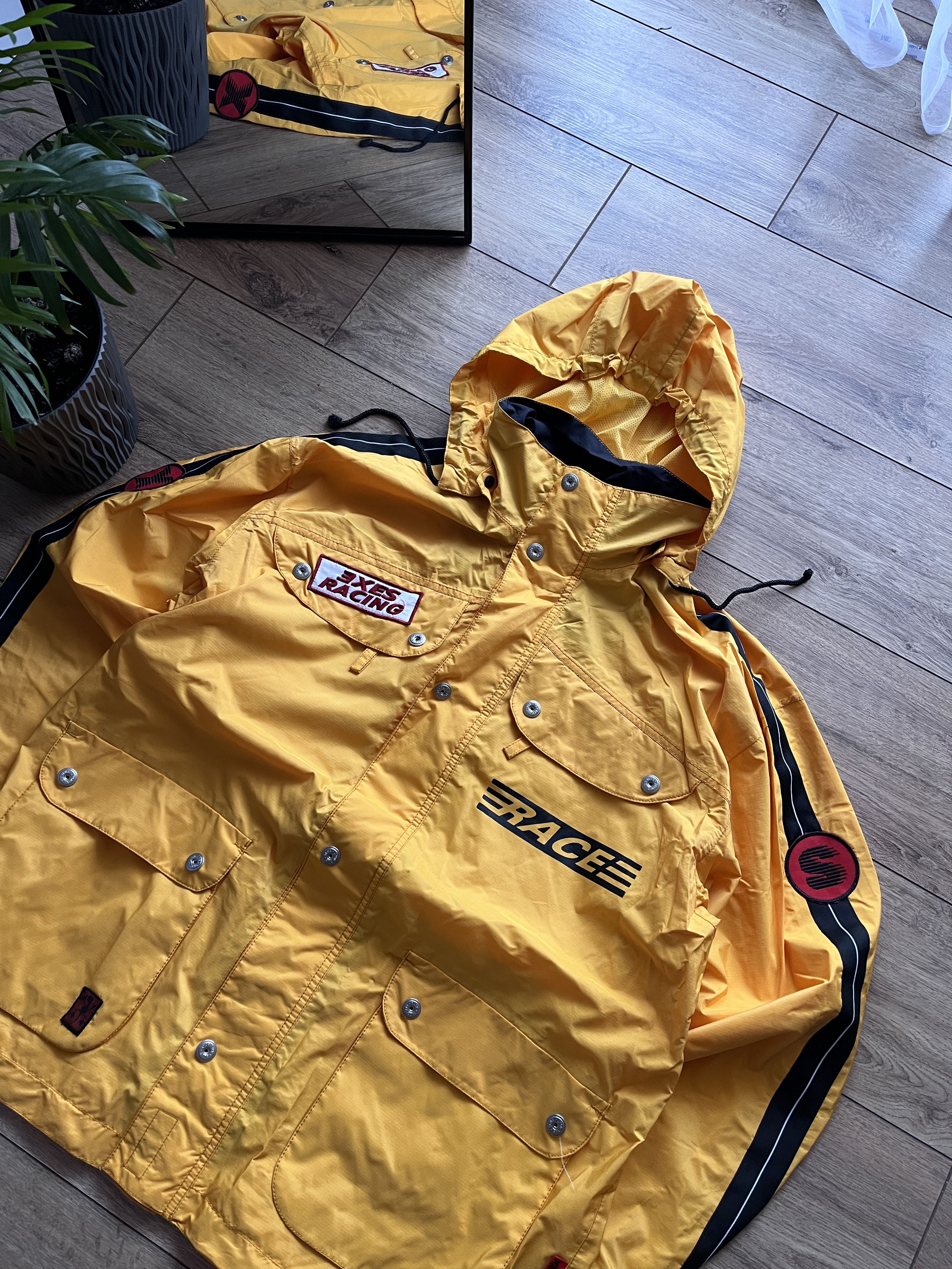 Vintage Vintage Racing Jacket Parka y2k Size US L / EU 52-54 / 3 - 3 Thumbnail