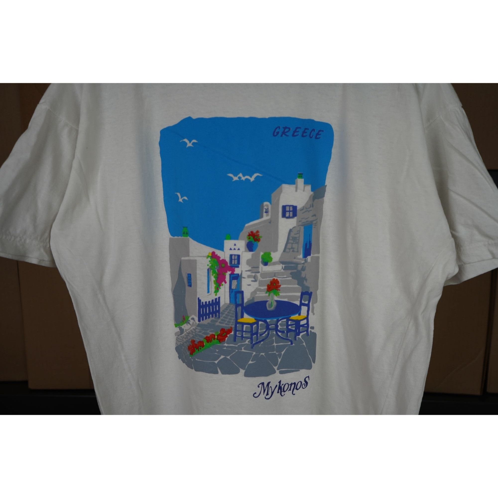 Other Greece Mykonos Souvenir Location Tshirt Women's L #412 Size L / US 10 / IT 46 - 3 Thumbnail