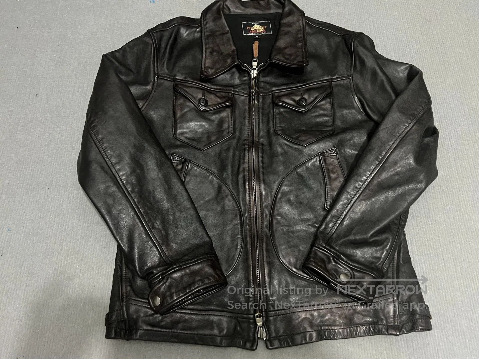 RRL Ralph Lauren Men's Leather Jacket XL Size. Size US XL / EU 56 / 4 - 6 Thumbnail